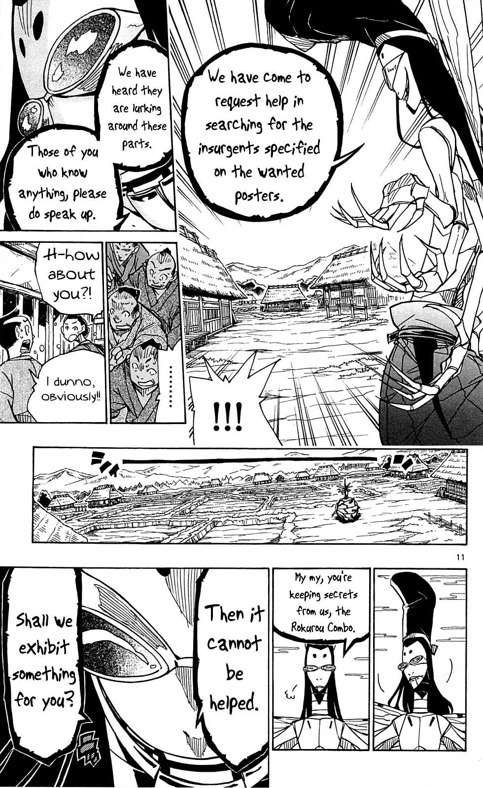 Joujuu Senjin!! Mushibugyo Chapter 77 page 16 - Chapter 77: The Rokurou Combo