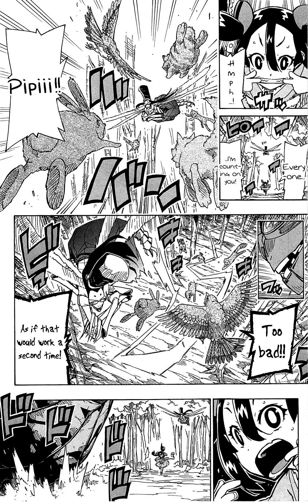 Joujuu Senjin!! Mushibugyo Chapter 77 page 9 - Chapter 77: The Rokurou Combo