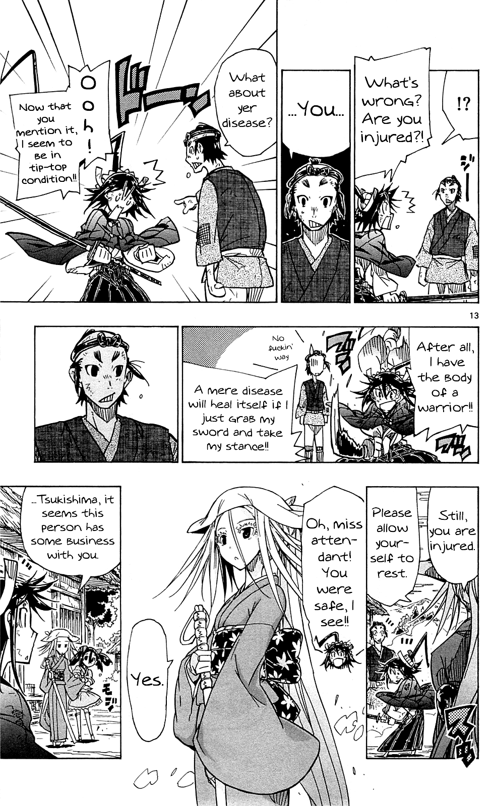 Joujuu Senjin!! Mushibugyo Chapter 80 page 14 - Chapter 80: Smile