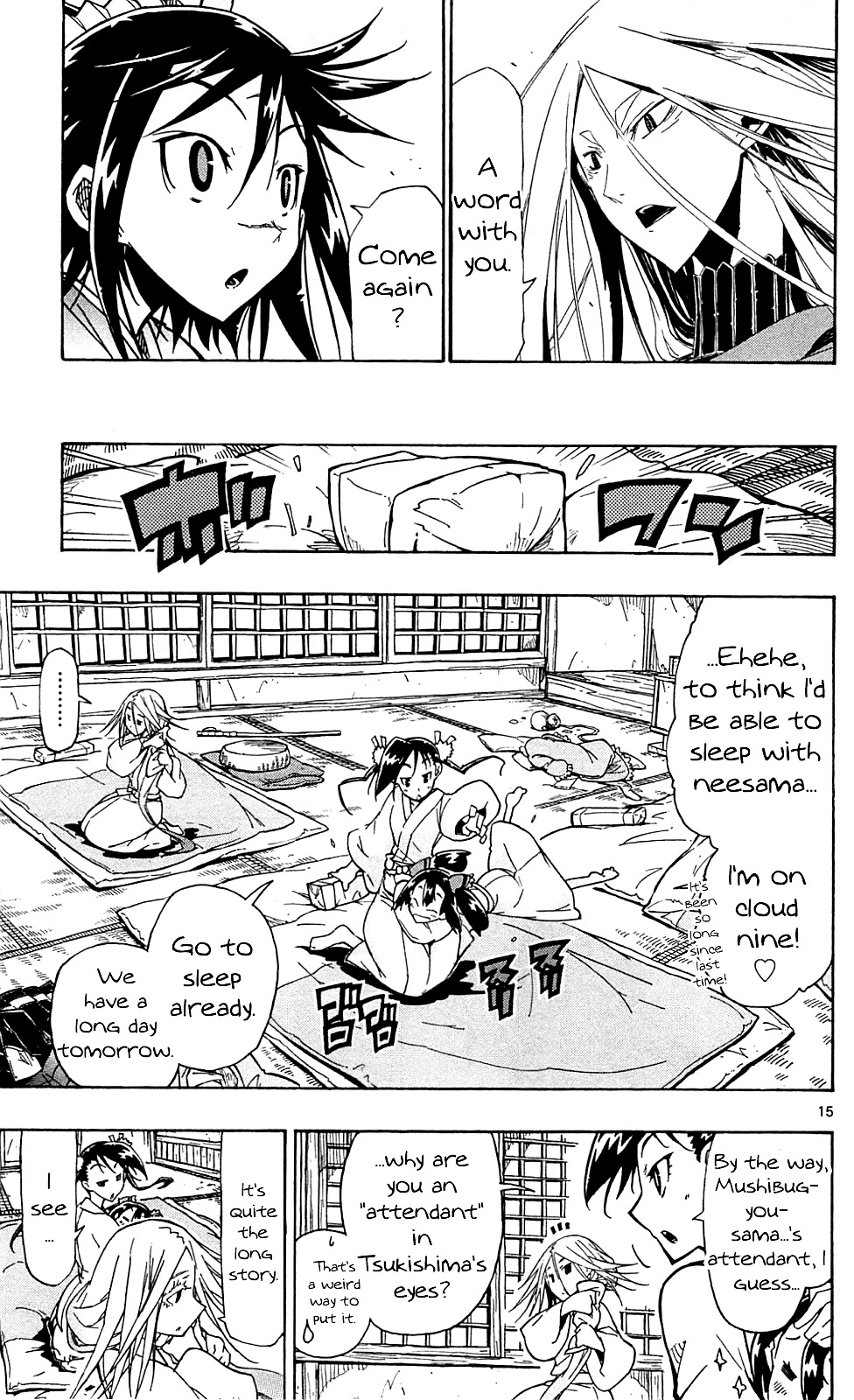 Joujuu Senjin!! Mushibugyo Chapter 82 page 16 - Chapter 82: Their "Attendant"