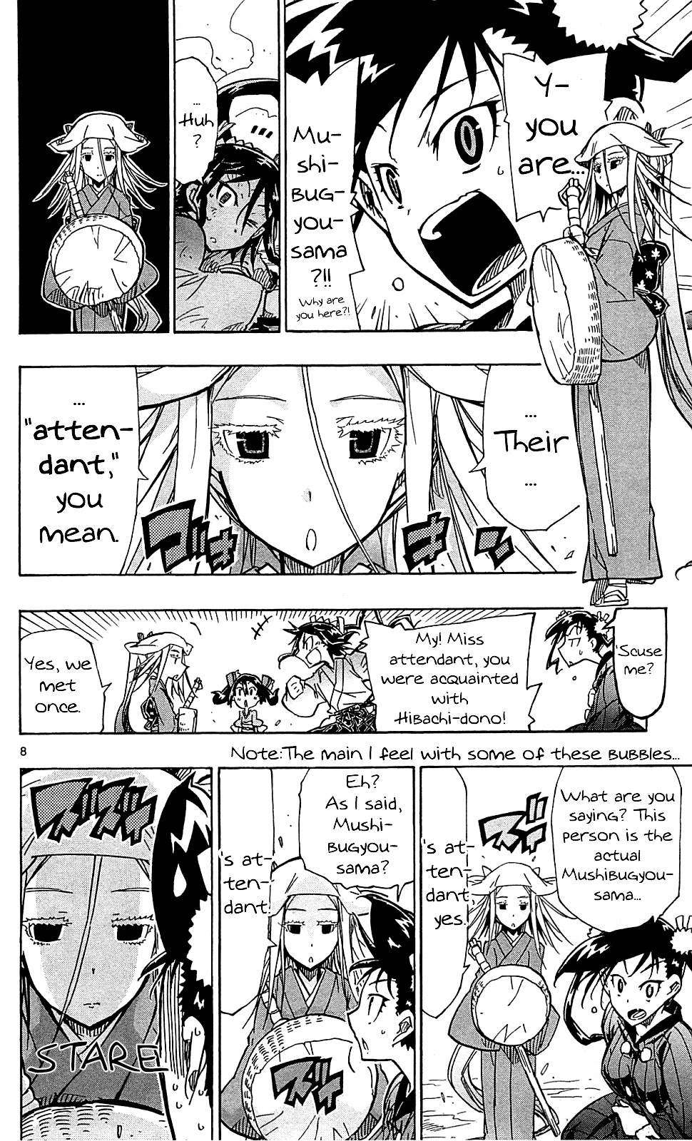 Joujuu Senjin!! Mushibugyo Chapter 82 page 9 - Chapter 82: Their "Attendant"