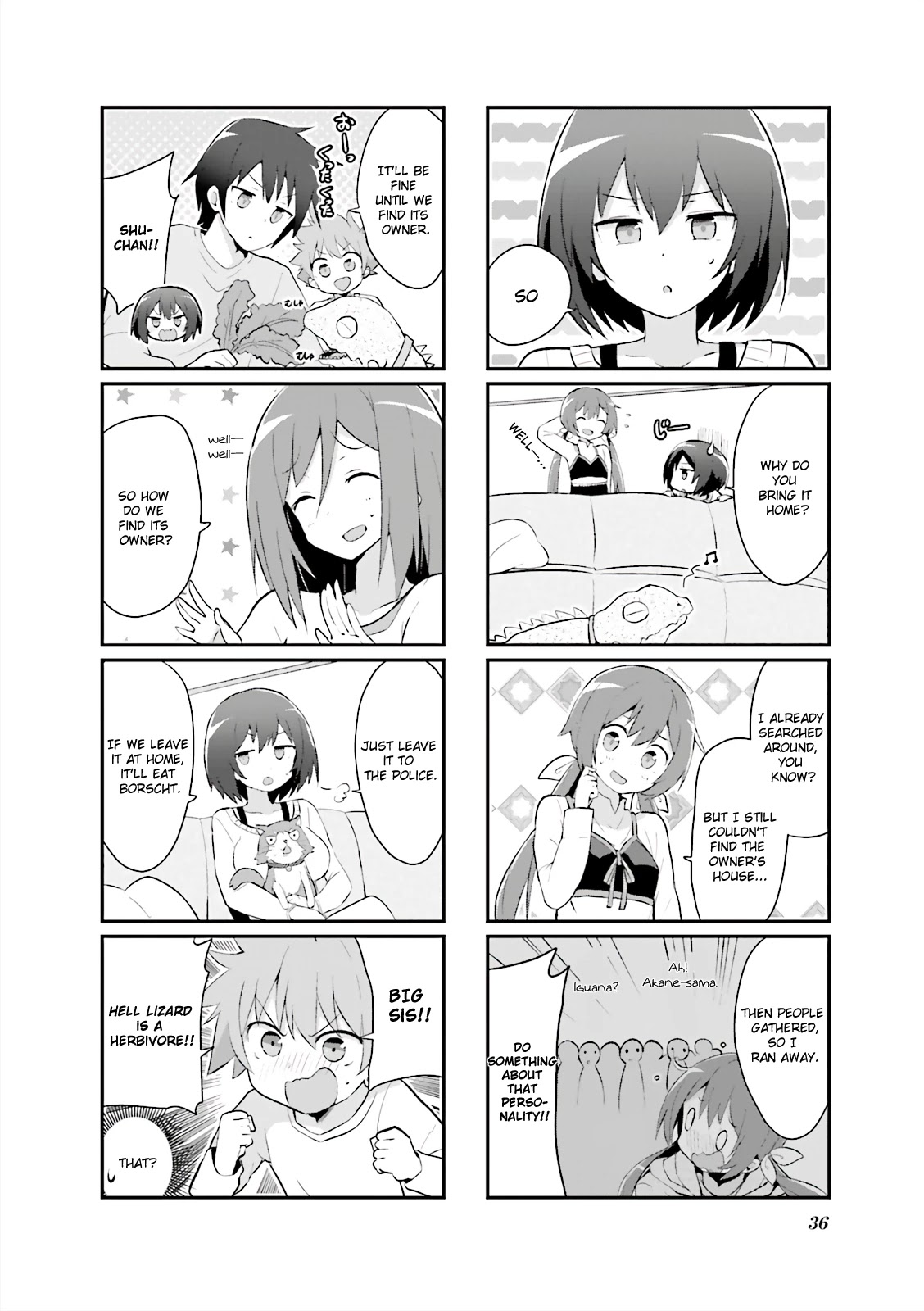 Joukamachi no Dandelion -Anthology Comic- Chapter 2 page 4 - Chapter 2: Shiori and Lost Iguana [Chuu-ta]