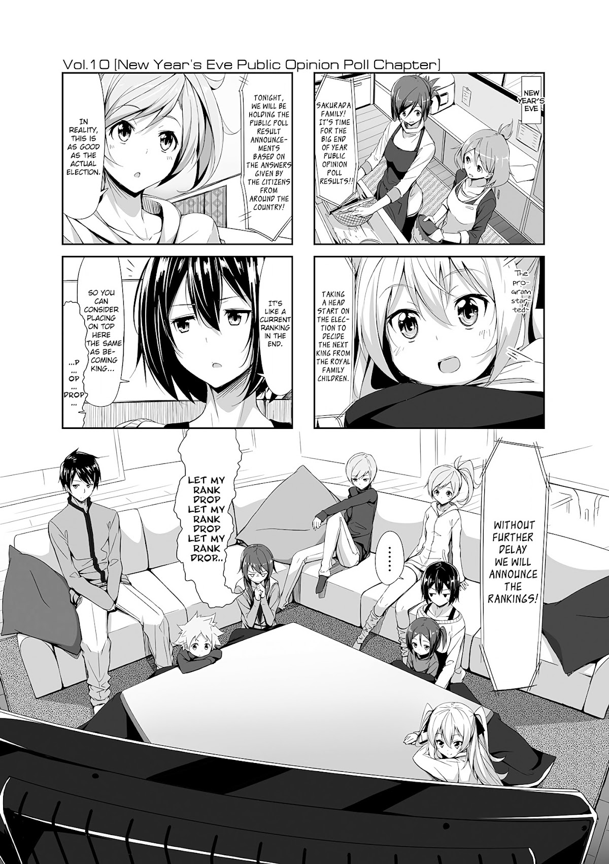 Joukamachi no Dandelion Chapter 10 page 1 - Chapter 10 : New Year'sw Eve Public Opinion Poll Chapter
