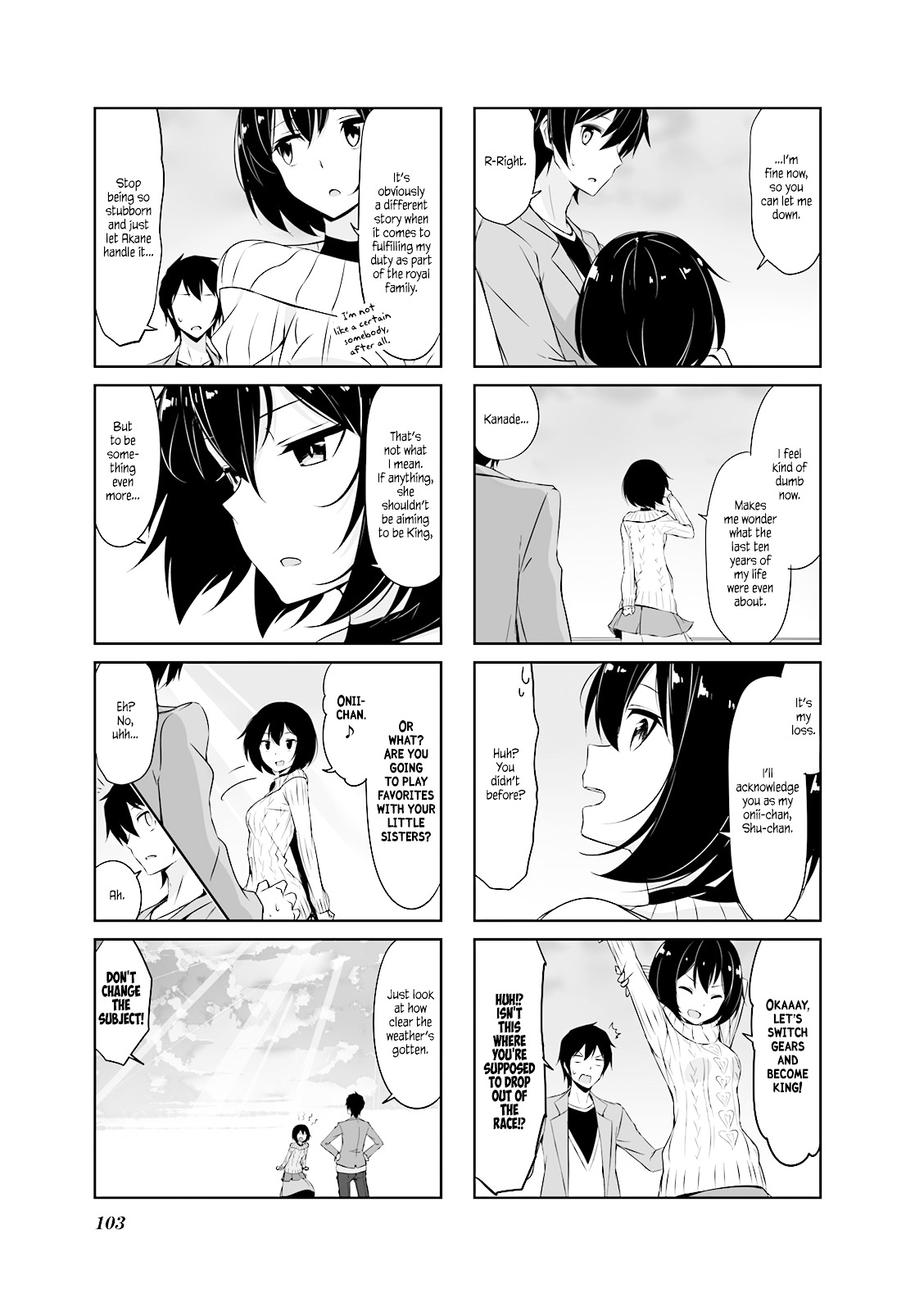 Joukamachi no Dandelion Chapter 30.2 page 9 - Chapter 30 v2 : Little Sister