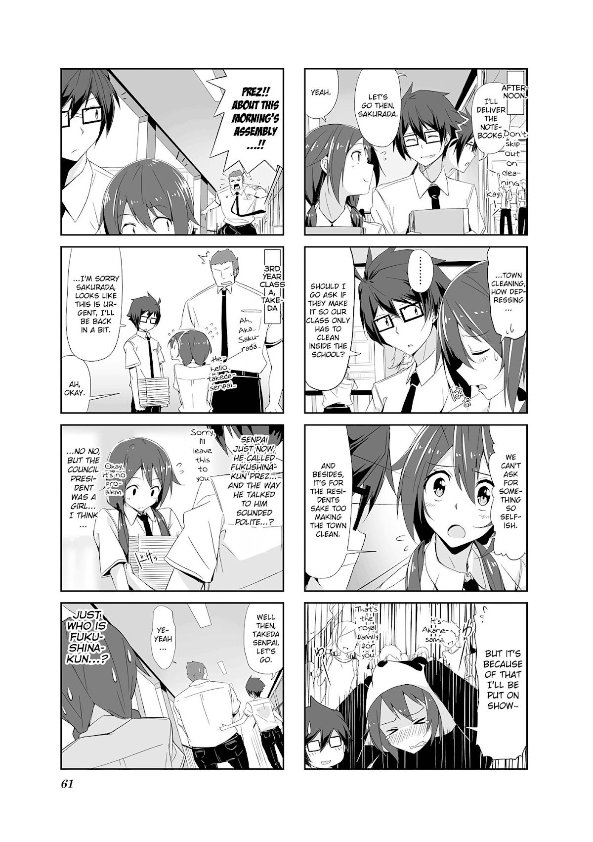 Joukamachi no Dandelion Chapter 6.2 page 3 - Chapter 6v2 : September President's Chapter