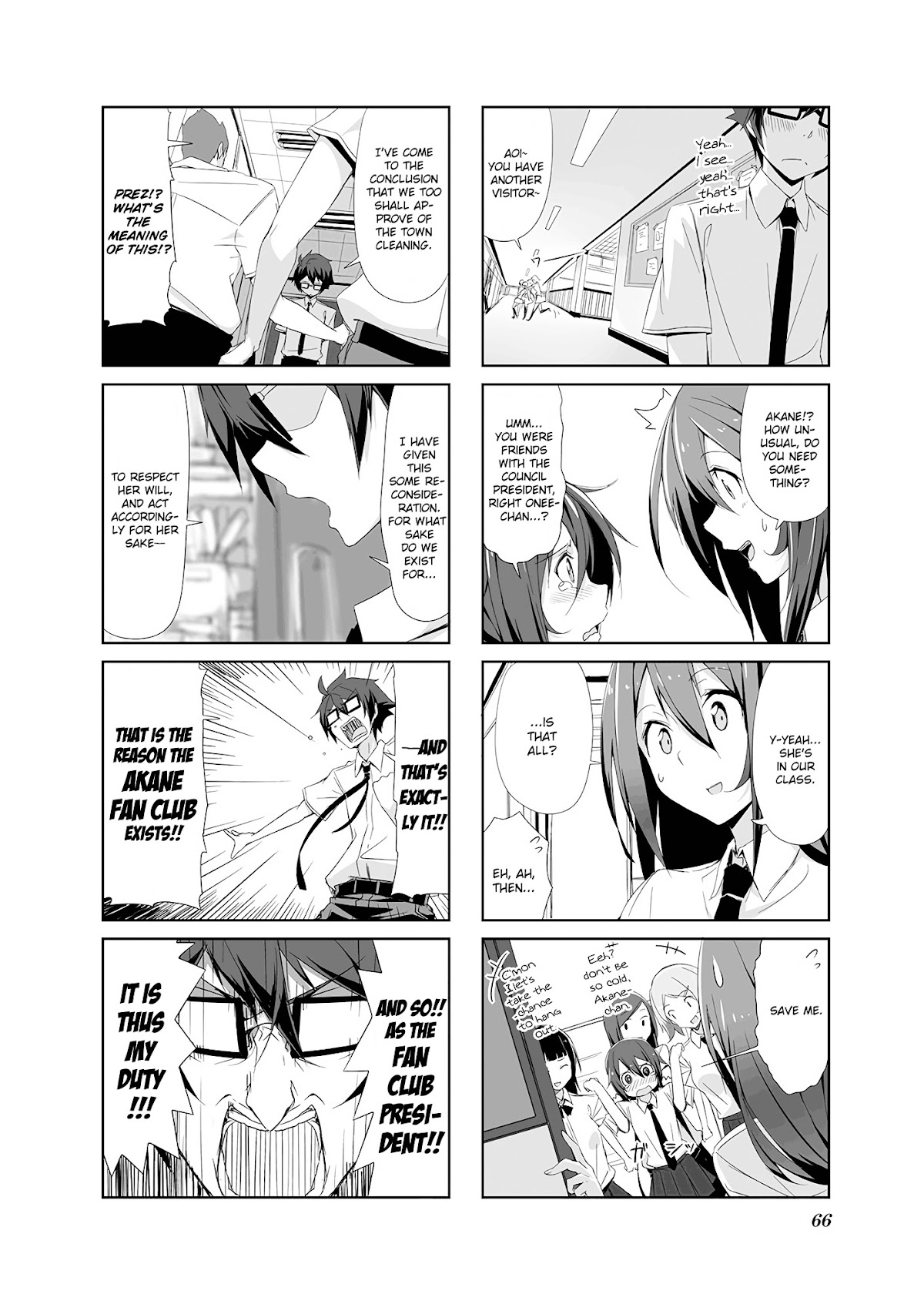 Joukamachi no Dandelion Chapter 6.2 page 8 - Chapter 6v2 : September President's Chapter