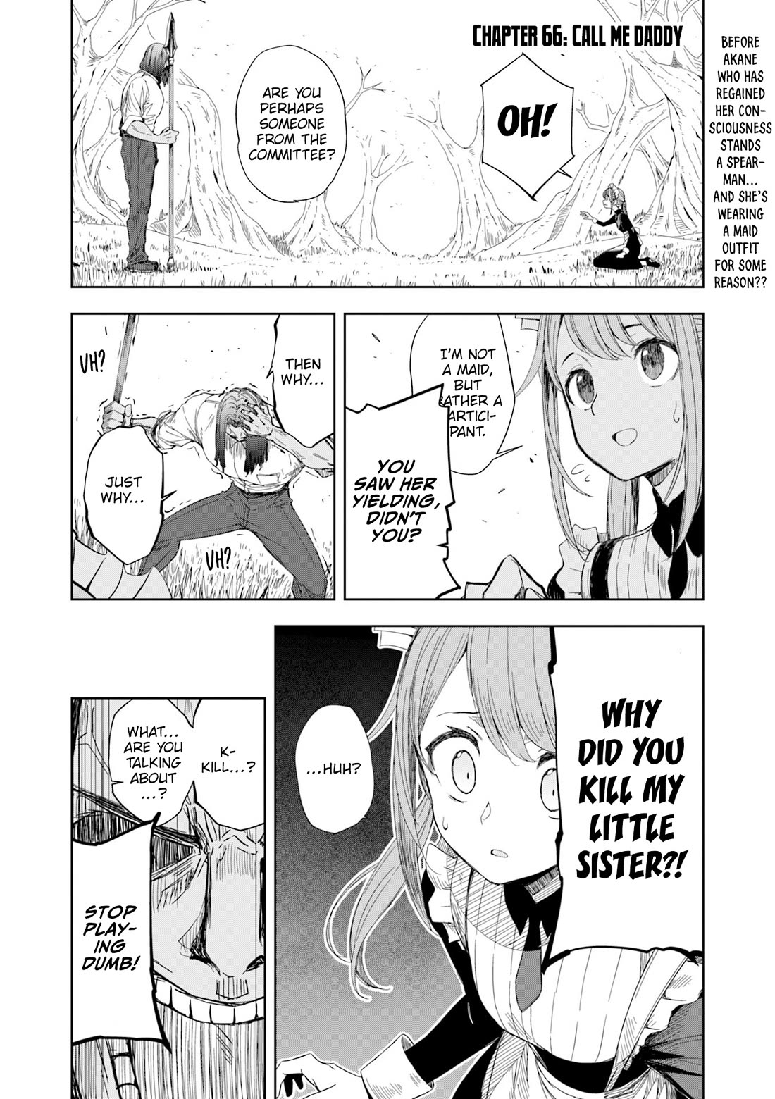 Joukamachi no Dandelion Chapter 66 page 6 - Chapter 66: Call me Daddy