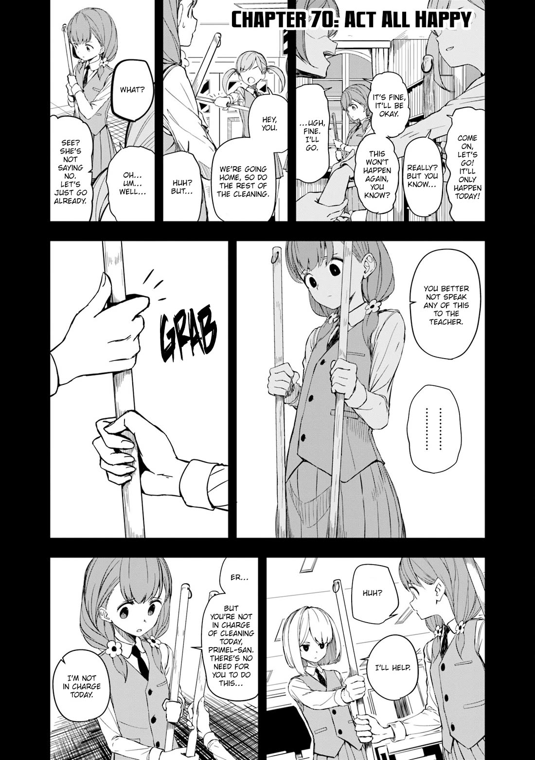 Joukamachi no Dandelion Chapter 70 page 3 - Chapter 70: Act All Happy