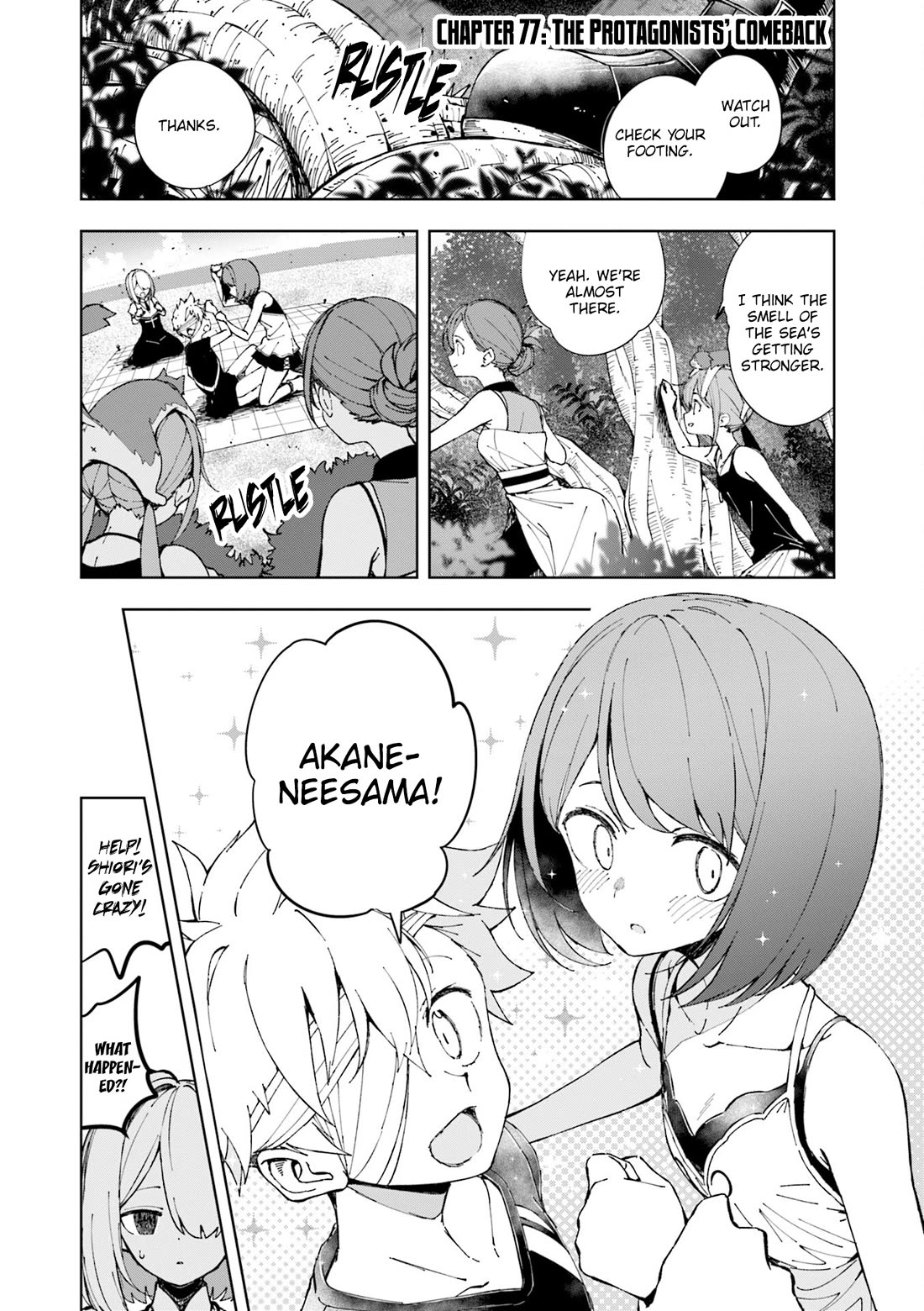 Joukamachi no Dandelion Chapter 77 page 2 - Chapter 77: The Protagonists' Comeback
