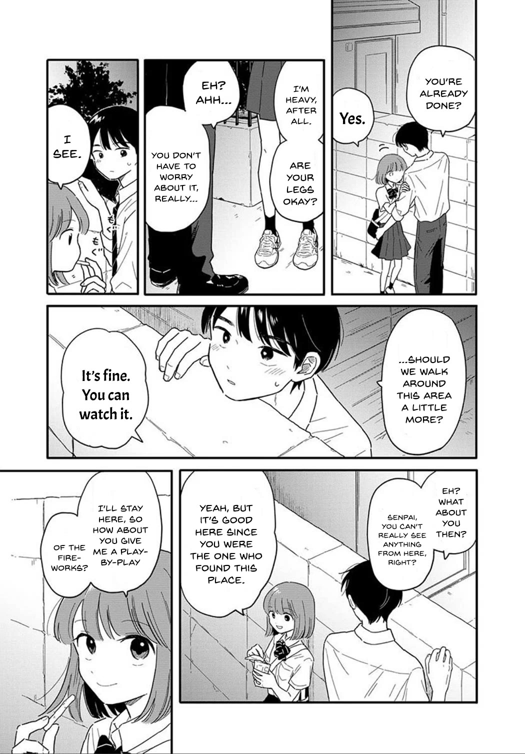 Journey Home After School Chapter 11 page 13 - Chapter 11: Let's Watch the Fireworks