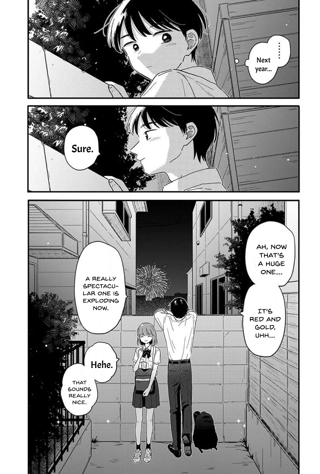 Journey Home After School Chapter 11 page 16 - Chapter 11: Let's Watch the Fireworks