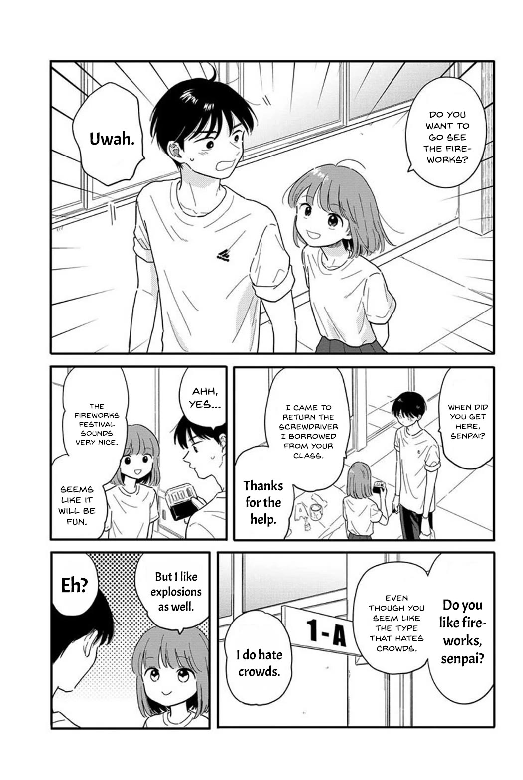 Journey Home After School Chapter 11 page 2 - Chapter 11: Let's Watch the Fireworks