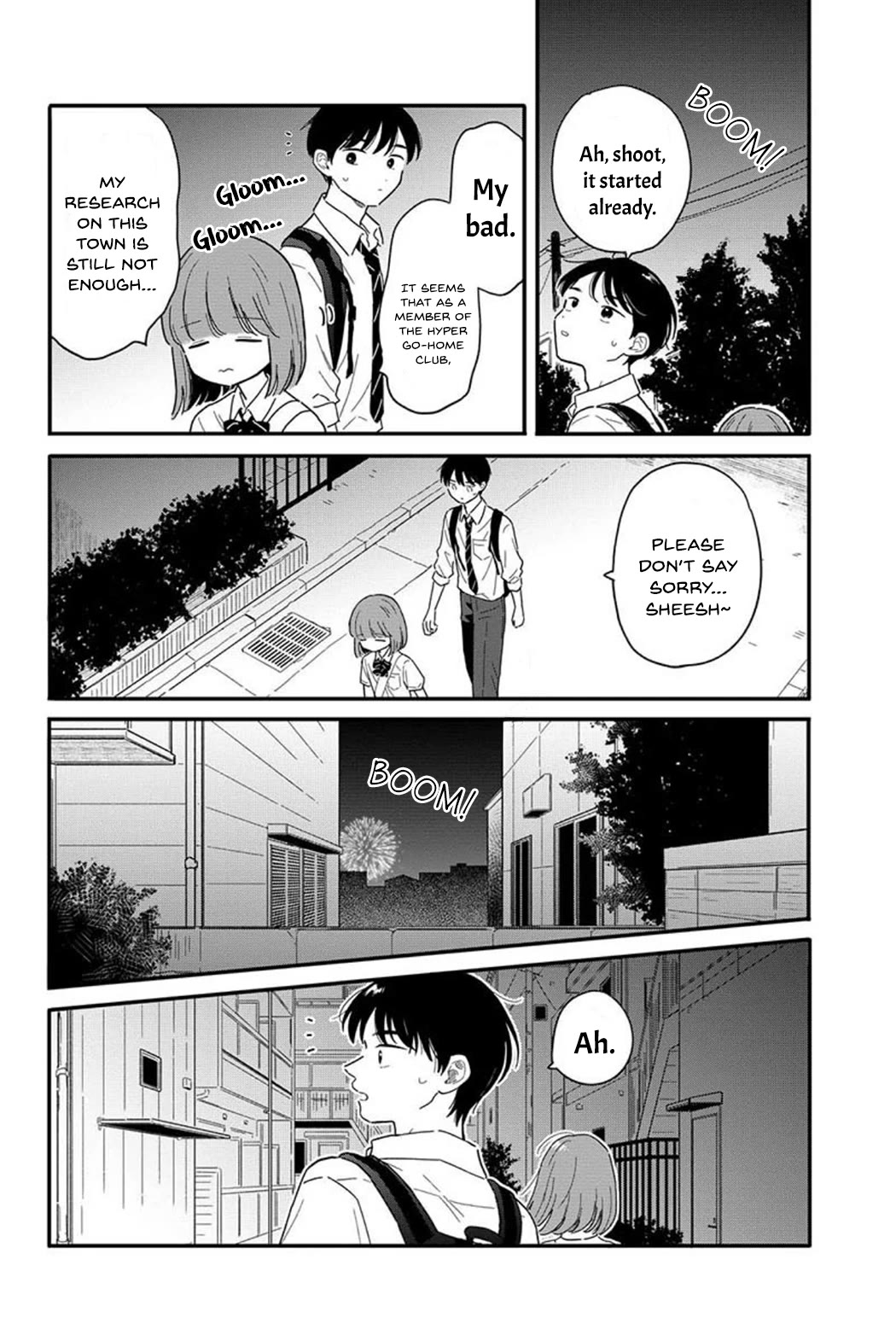 Journey Home After School Chapter 11 page 7 - Chapter 11: Let's Watch the Fireworks