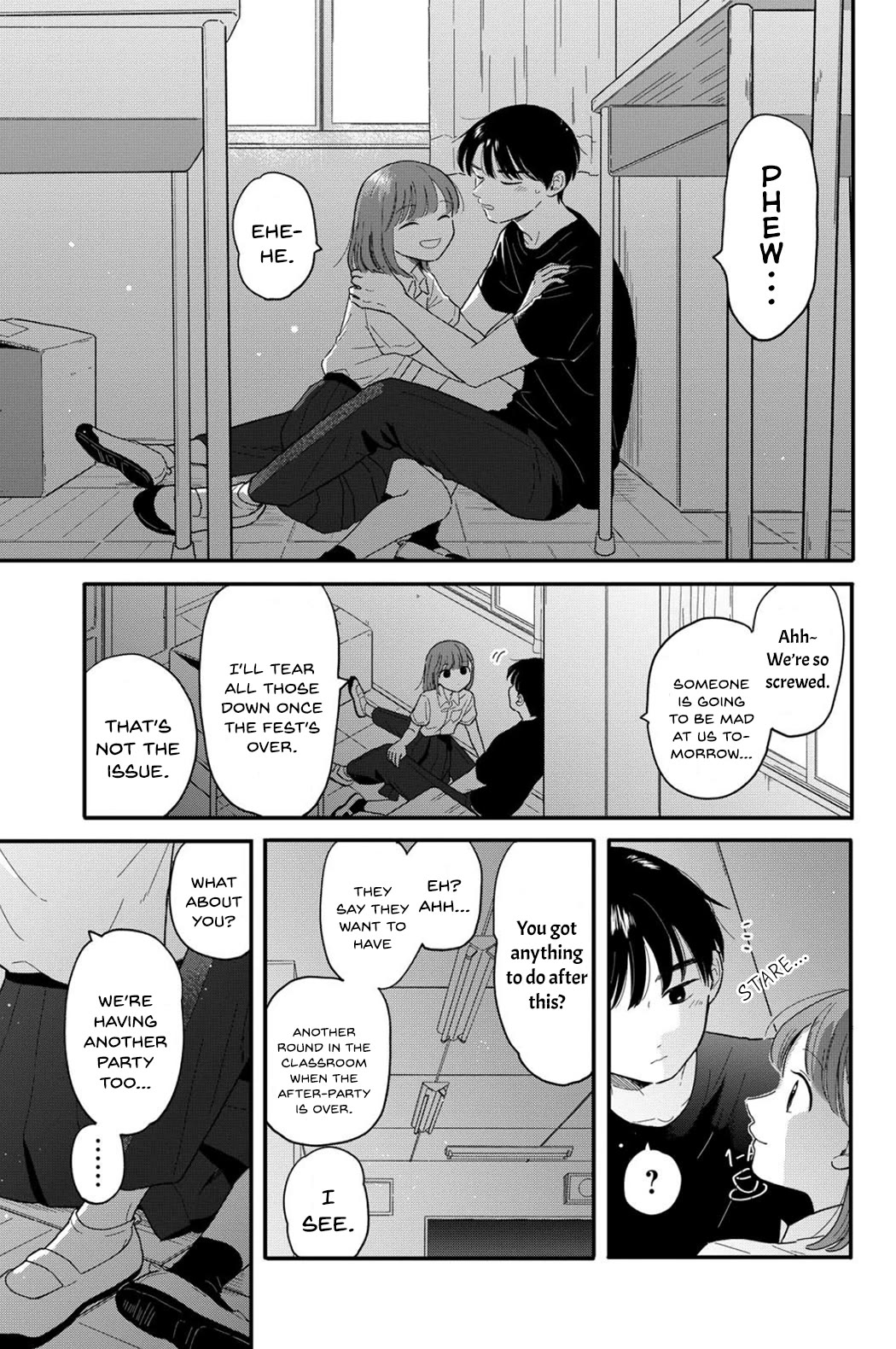 Journey Home After School Chapter 14 page 11 - Chapter 14: Let's Sneak Away from the After-Party