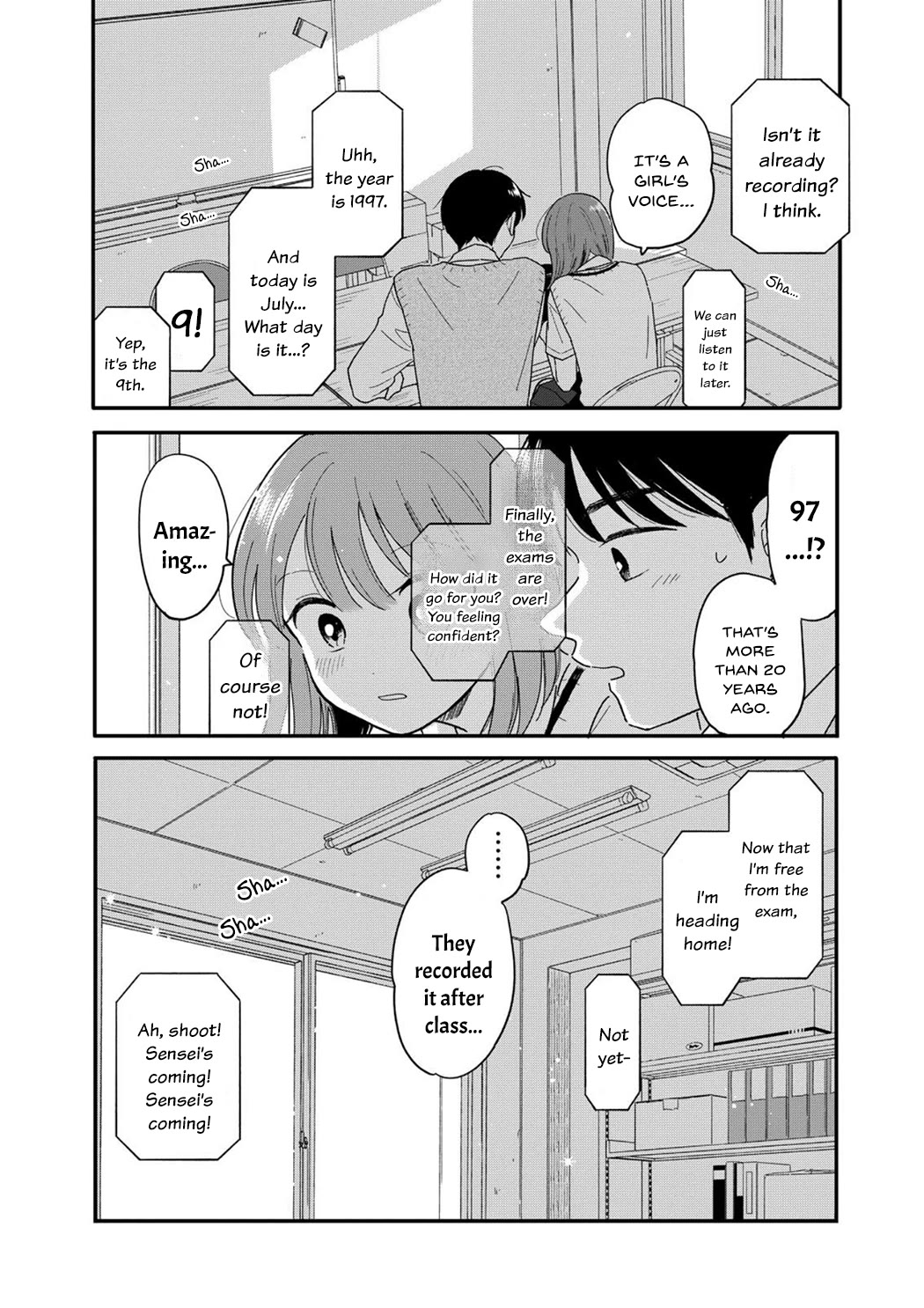 Journey Home After School Chapter 15 page 8 - Chapter 15: Let's Listen to the Voices of the Past