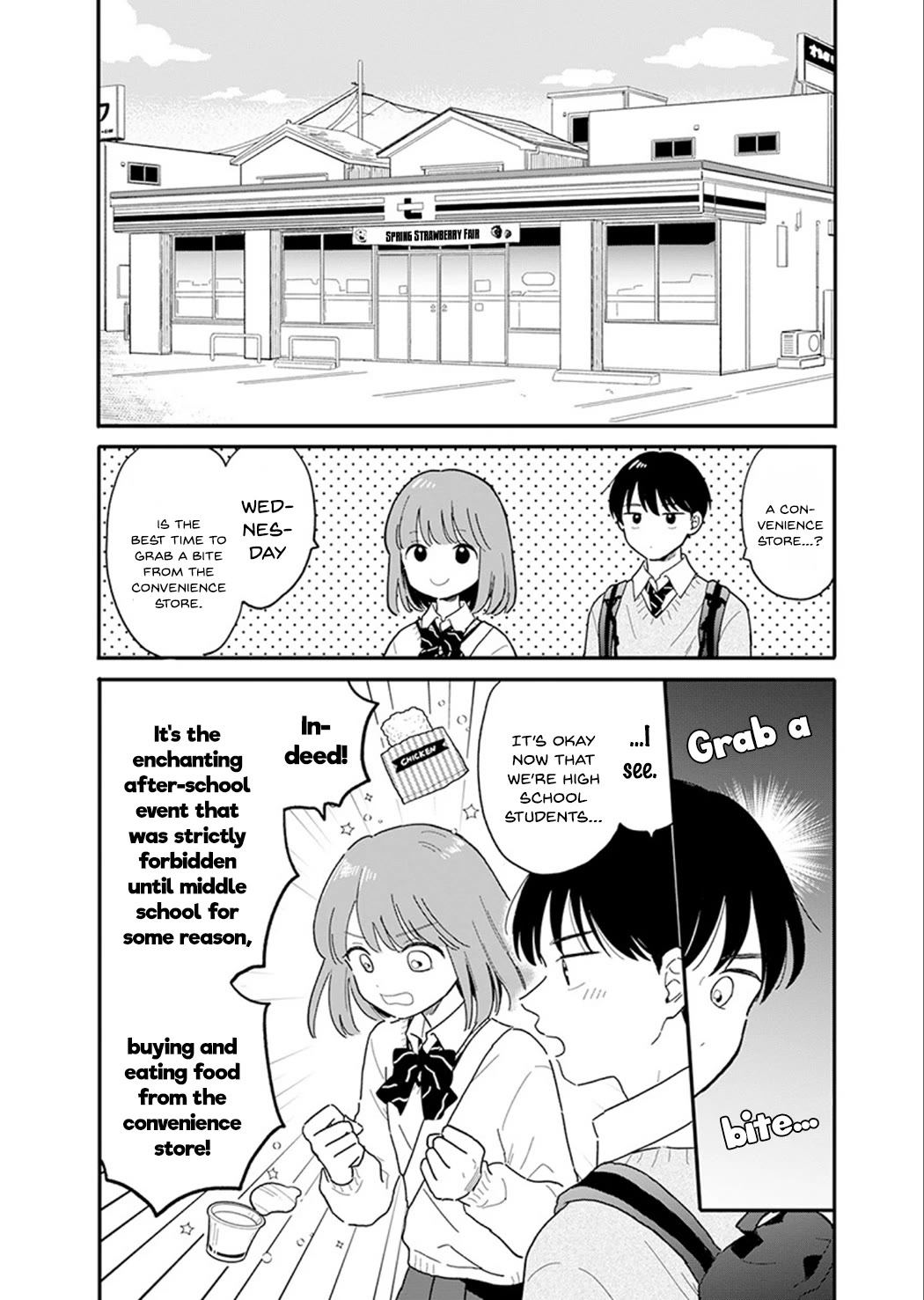 Journey Home After School Chapter 2 page 4 - Chapter 2: Let's Go to the Convenience Store Together