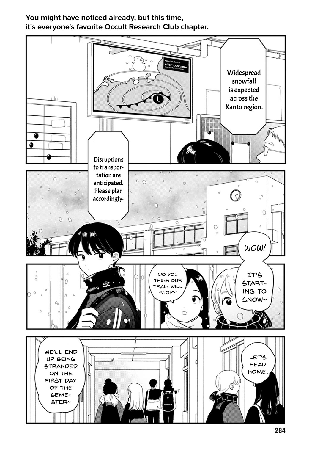 Journey Home After School Chapter 24 page 2 - Chapter 24: Let's Search for the Yeti