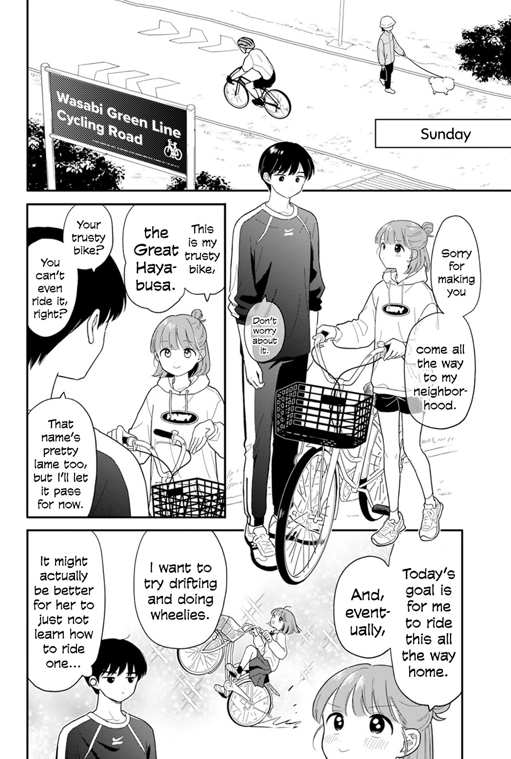 Journey Home After School Chapter 29 page 4 - Chapter 29: Let's Ride a Bike