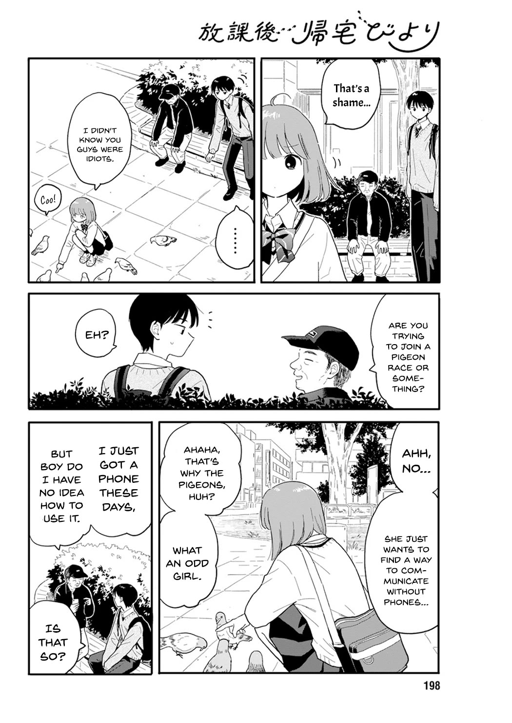 Journey Home After School Chapter 3 page 12 - Chapter 3: Let's Think of a Way to Contact Each Other