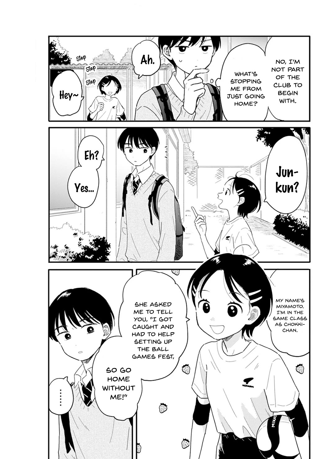 Journey Home After School Chapter 3 page 3 - Chapter 3: Let's Think of a Way to Contact Each Other