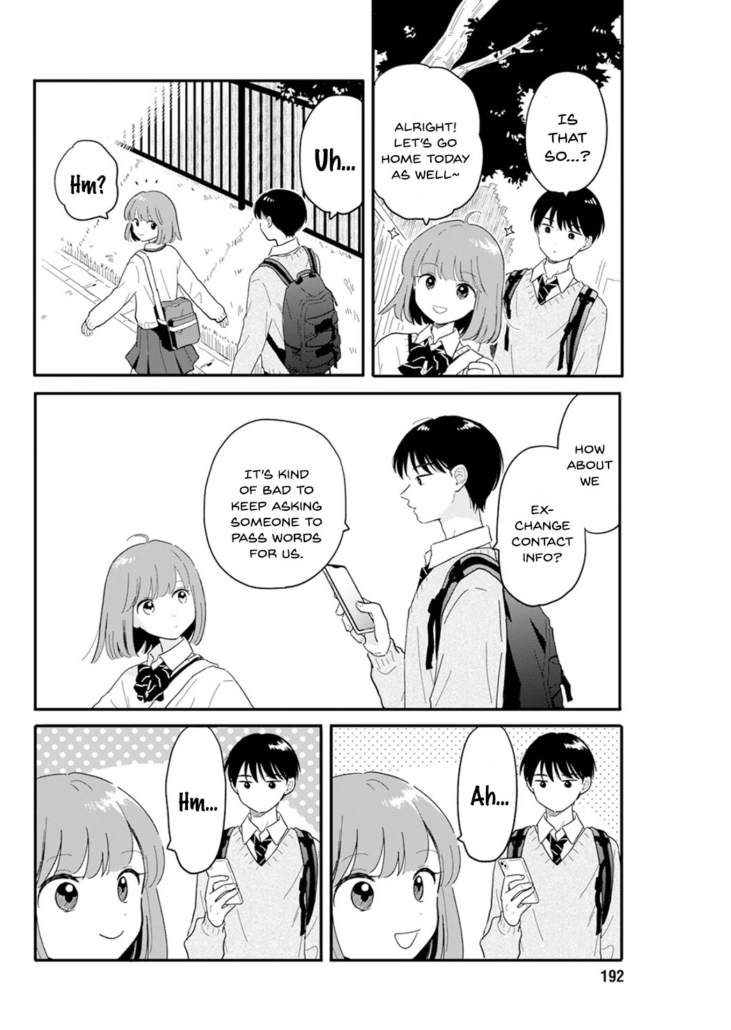 Journey Home After School Chapter 3 page 6 - Chapter 3: Let's Think of a Way to Contact Each Other