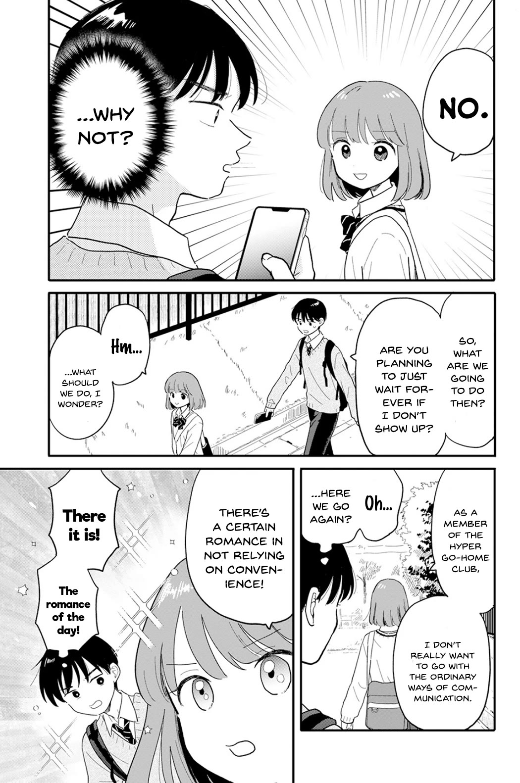 Journey Home After School Chapter 3 page 7 - Chapter 3: Let's Think of a Way to Contact Each Other
