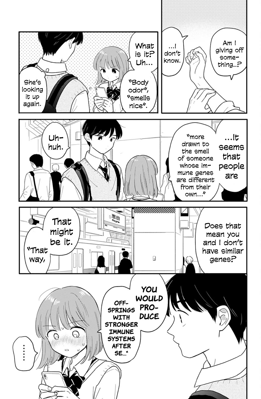 Journey Home After School Chapter 32 page 13 - Chapter 32: Let's Sharpen Our Sense of Smell