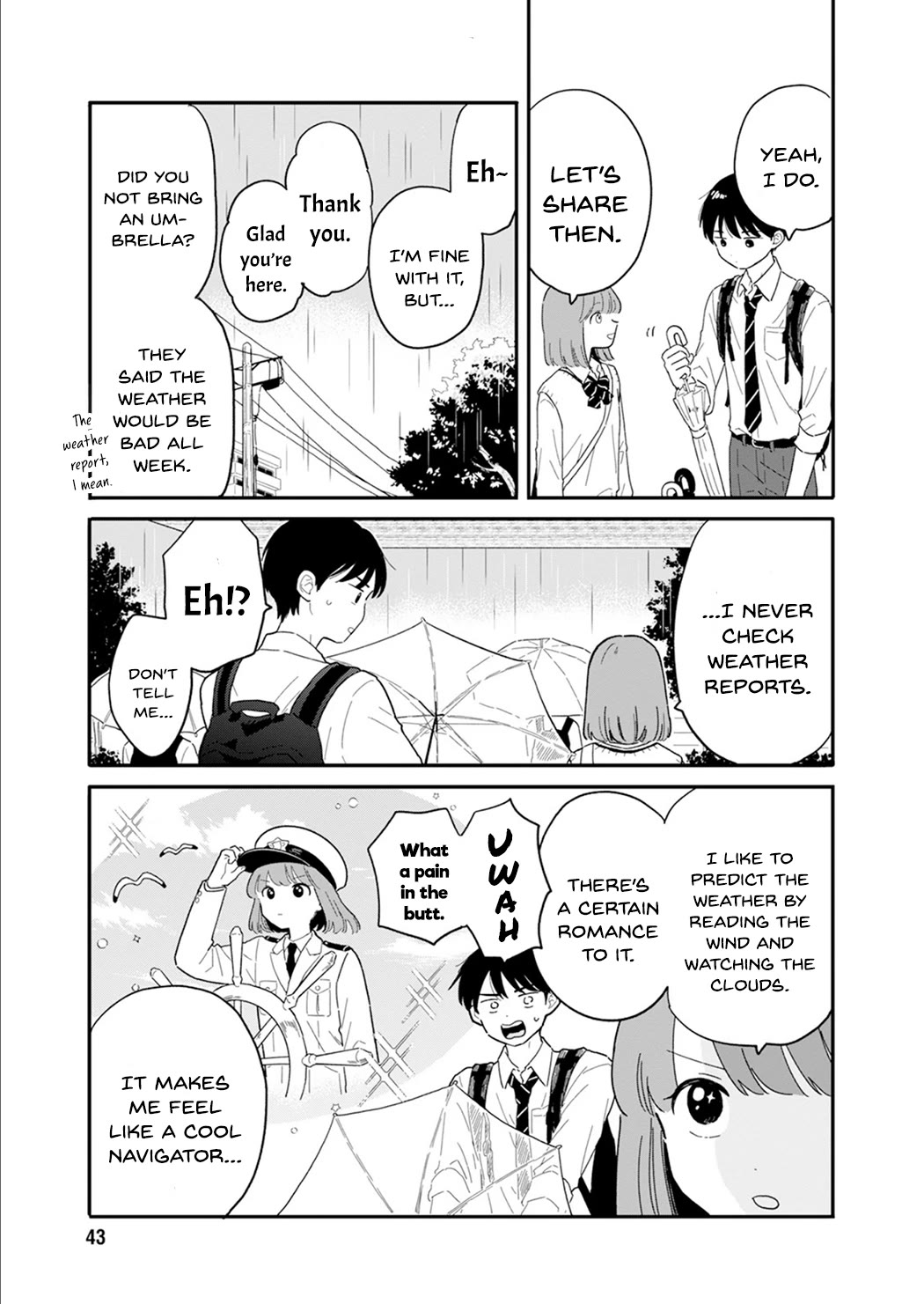 Journey Home After School Chapter 5 page 3 - Chapter 5: Let's Use the Umbrella Properly