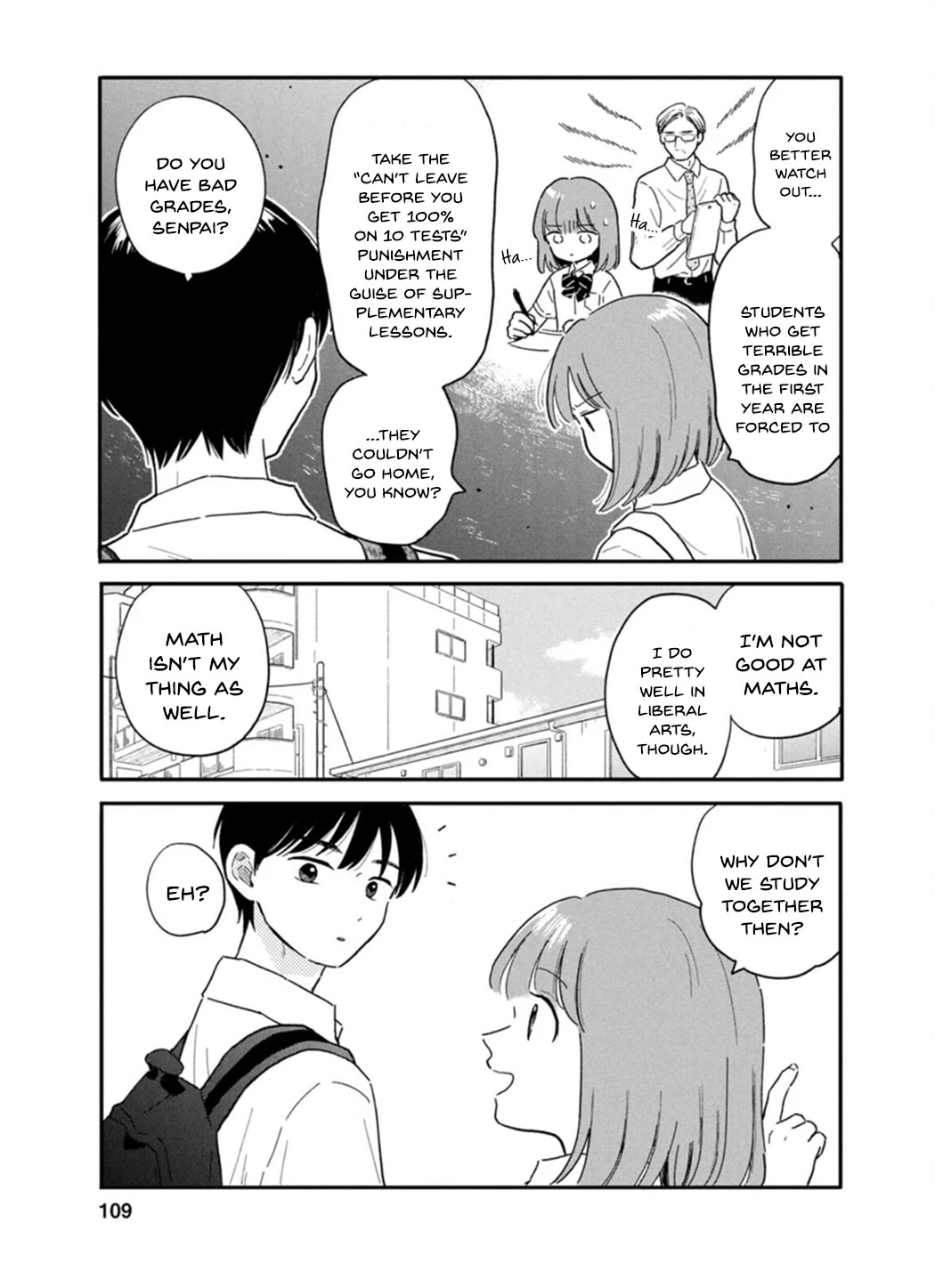 Journey Home After School Chapter 6 page 3 - Chapter 6: Let's Study for the Test