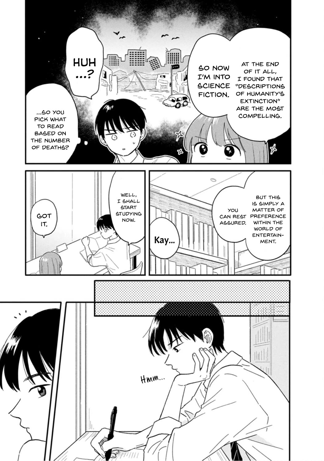 Journey Home After School Chapter 6 page 7 - Chapter 6: Let's Study for the Test