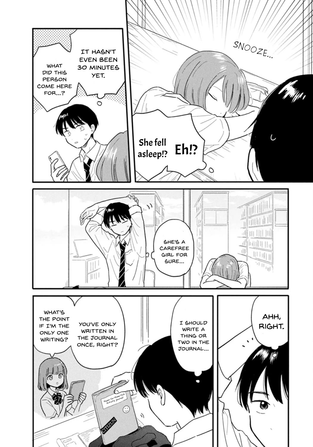 Journey Home After School Chapter 6 page 8 - Chapter 6: Let's Study for the Test