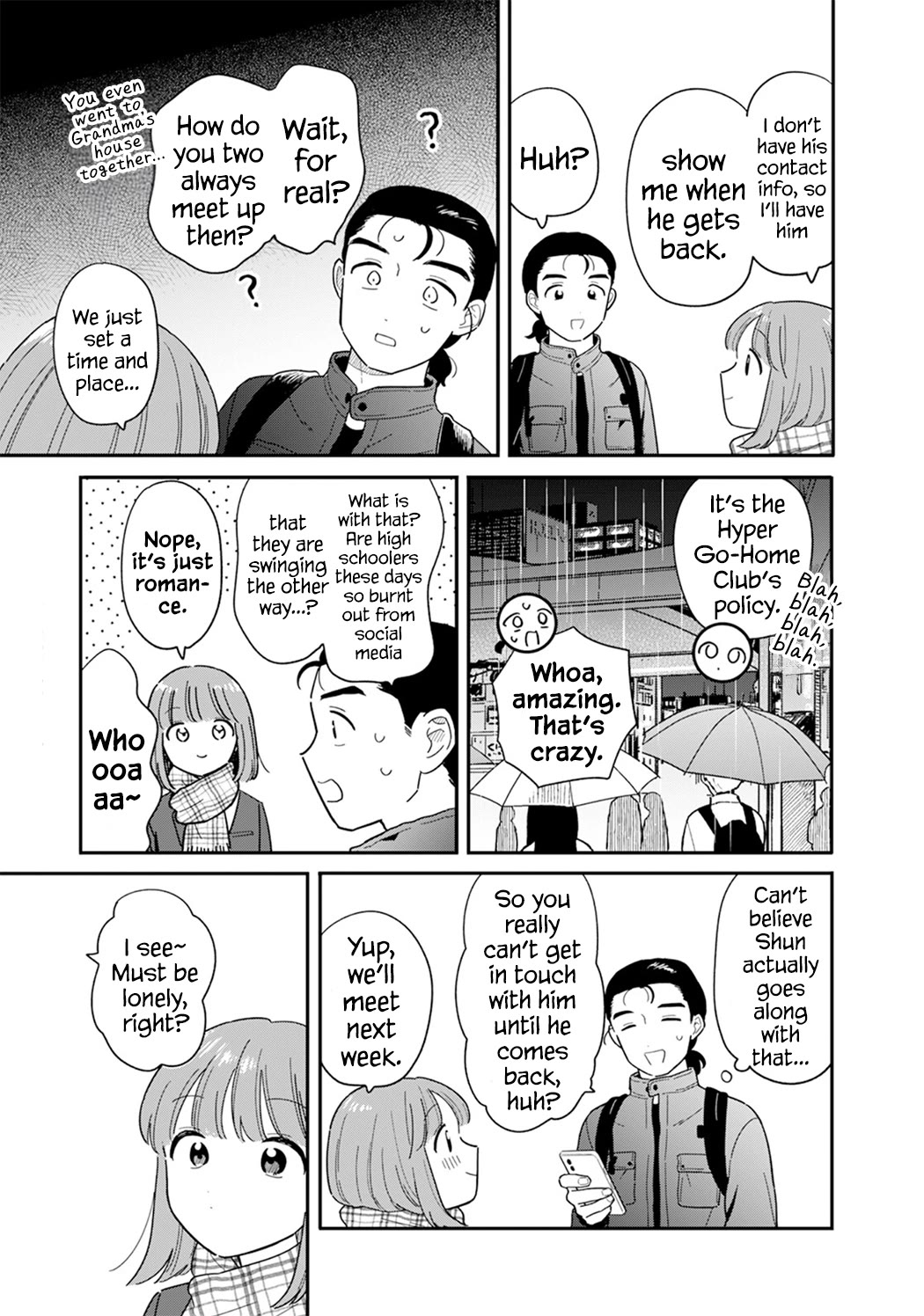 Journey Home After School Chapter 61 page 3 - Chapter 61: Let's Listen to the Sound of the Waves