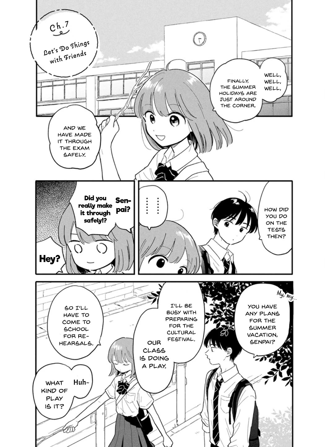 Journey Home After School Chapter 7 page 1 - Chapter 7: Let's Do Things with Friends