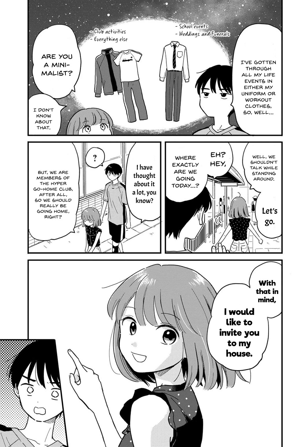 Journey Home After School Chapter 9 page 3 - Chapter 9: Let's Hang Out at Home
