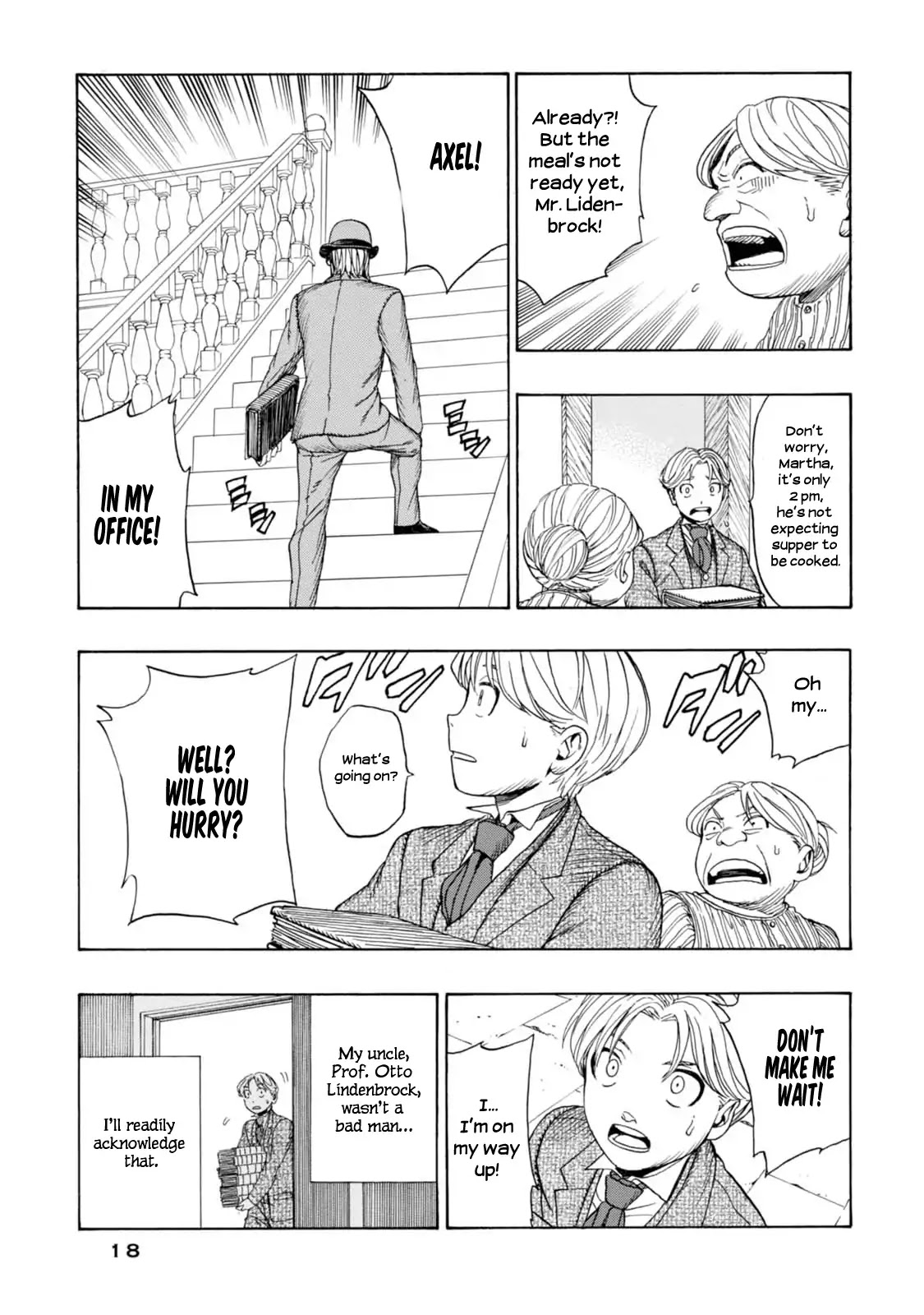 Journey to the Center of the Earth Chapter 1 page 19 - Chapter 1: Saknussemm's Cryptogram