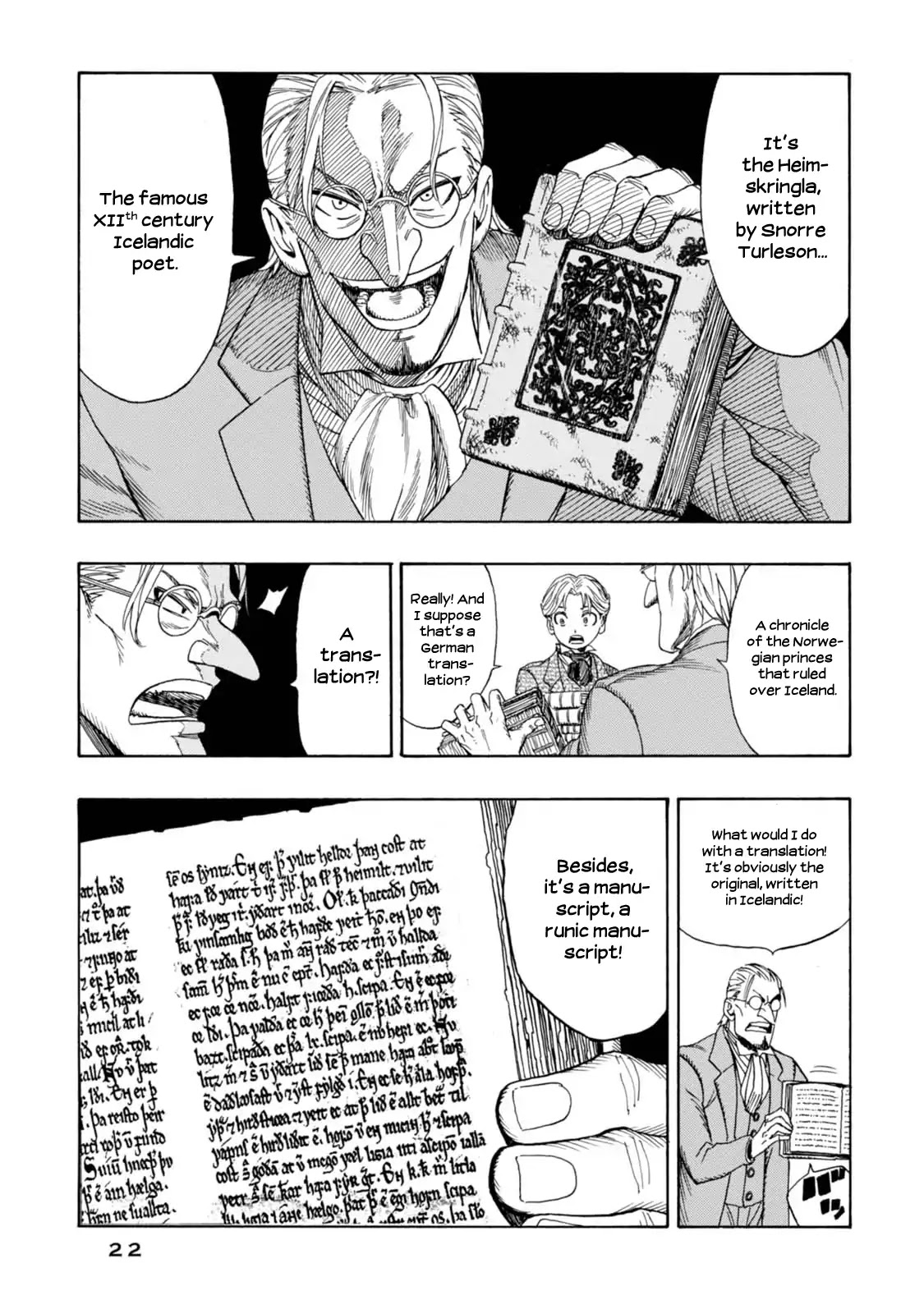 Journey to the Center of the Earth Chapter 1 page 23 - Chapter 1: Saknussemm's Cryptogram