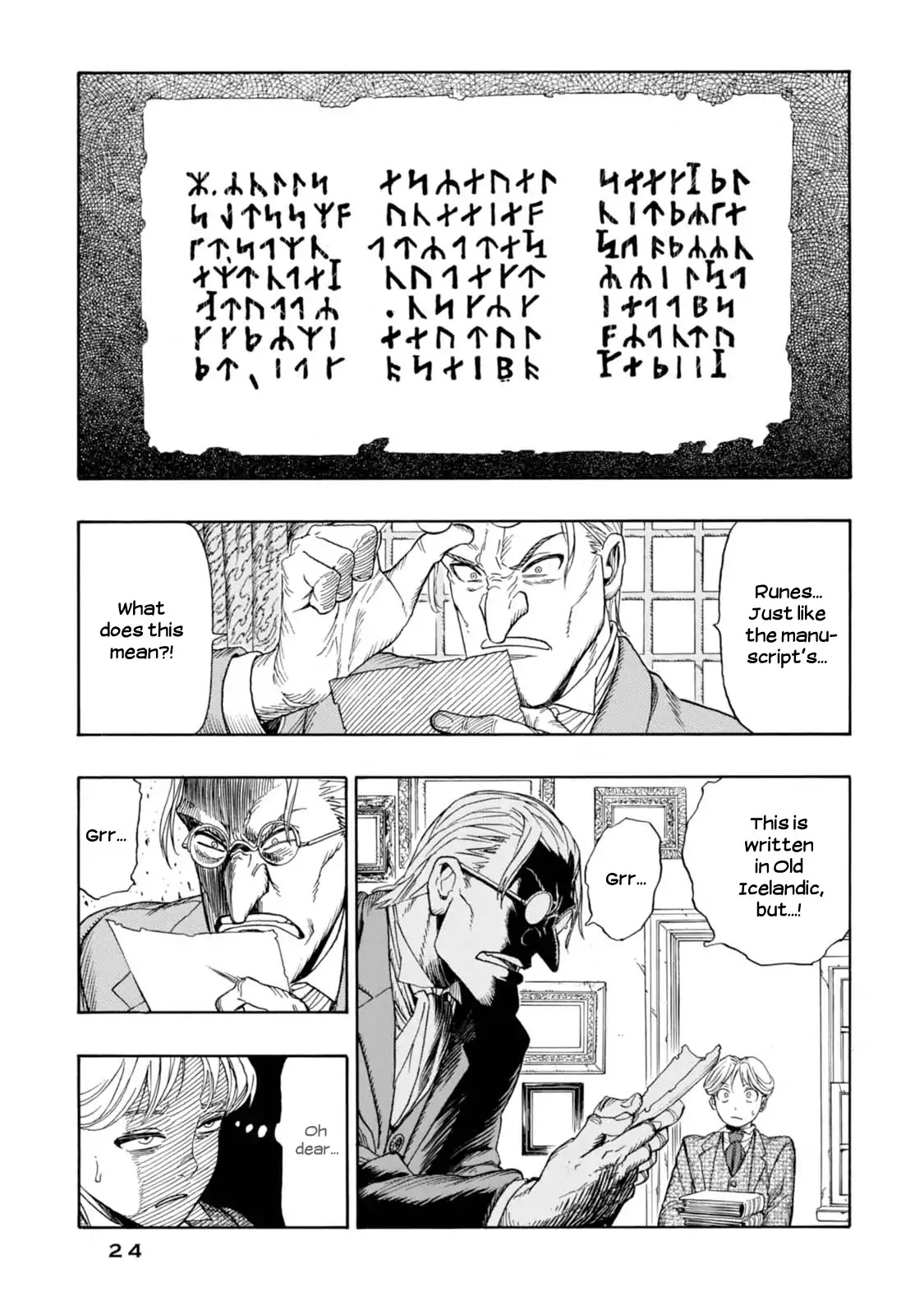 Journey to the Center of the Earth Chapter 1 page 25 - Chapter 1: Saknussemm's Cryptogram