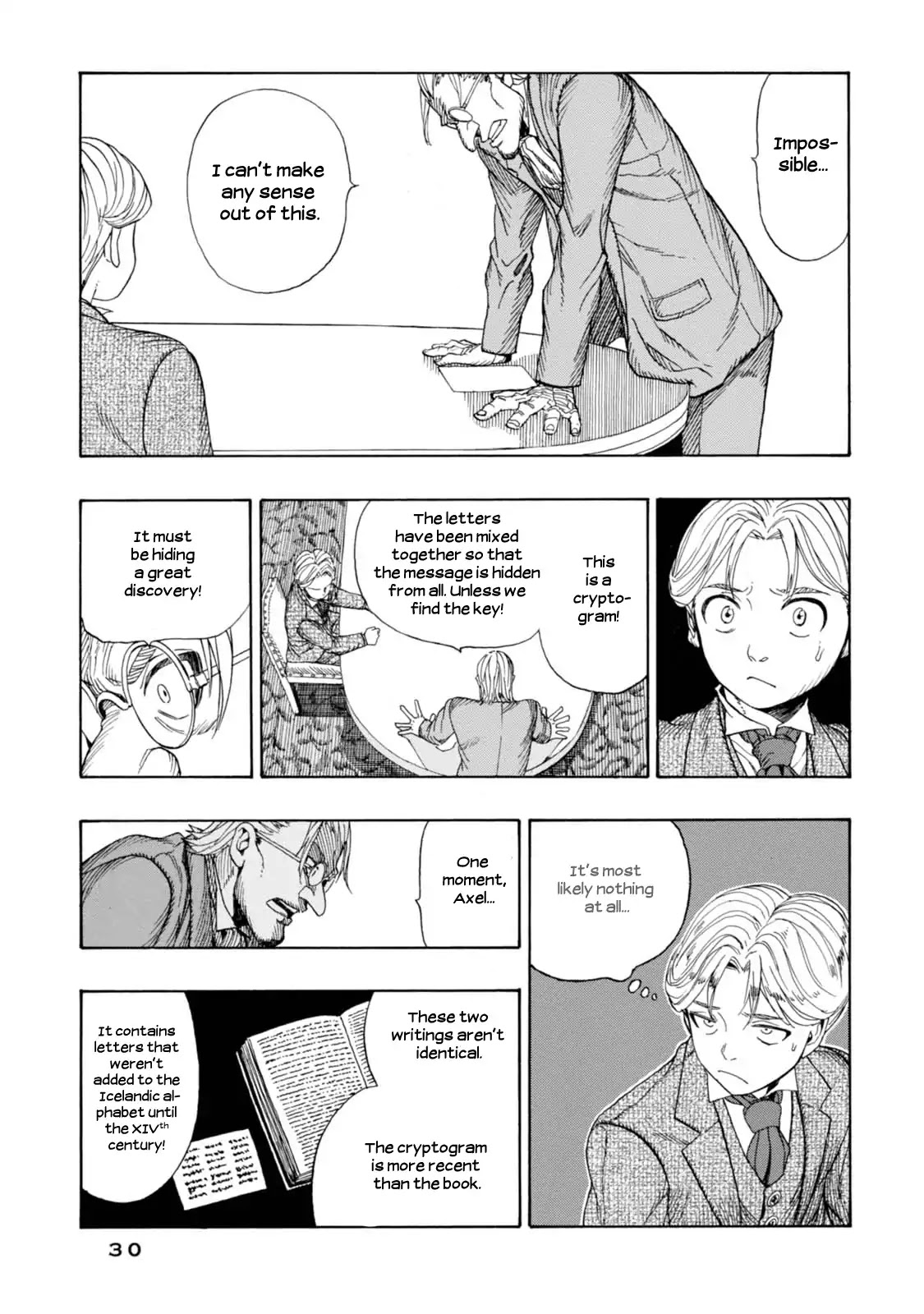 Journey to the Center of the Earth Chapter 1 page 31 - Chapter 1: Saknussemm's Cryptogram