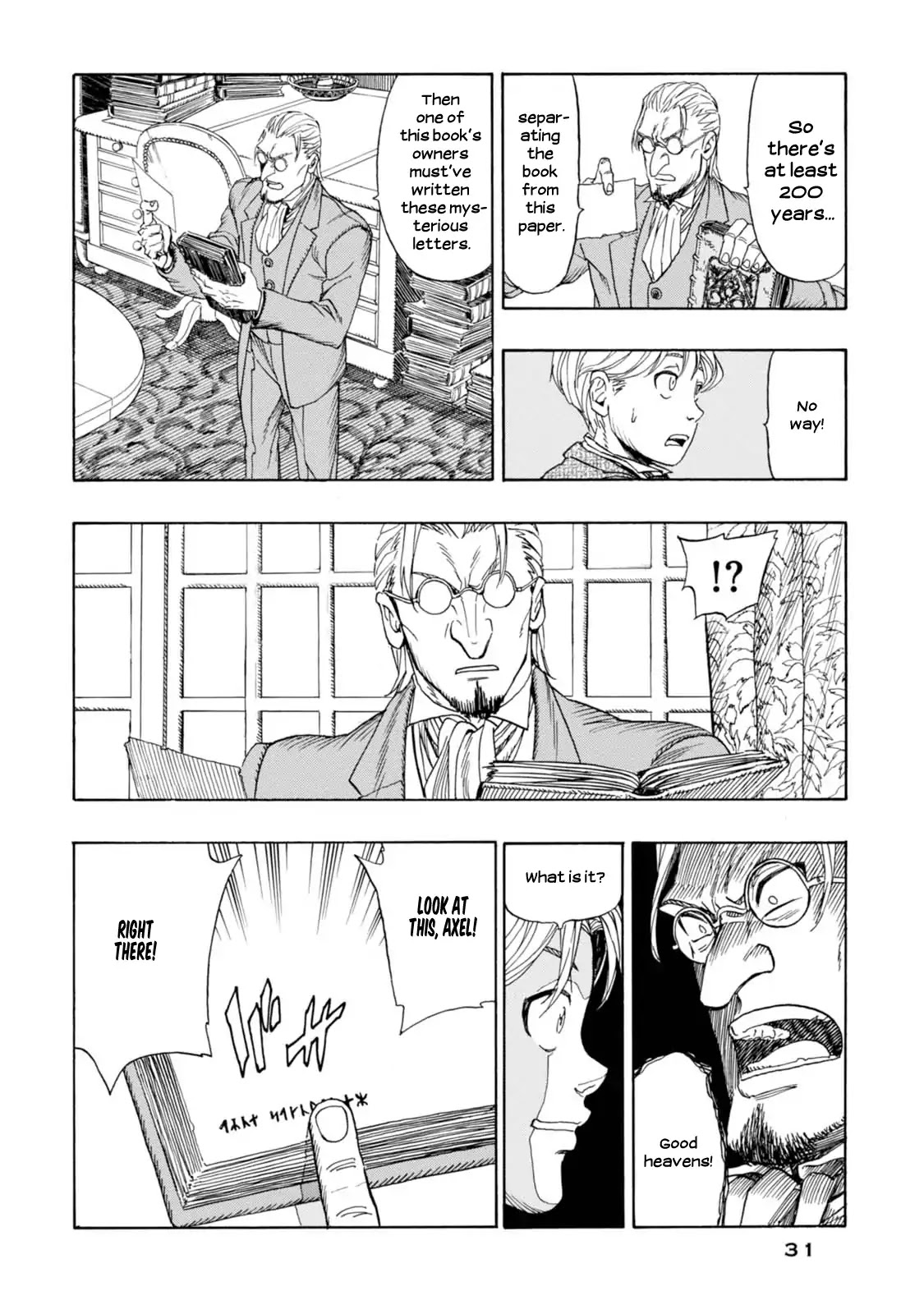 Journey to the Center of the Earth Chapter 1 page 32 - Chapter 1: Saknussemm's Cryptogram