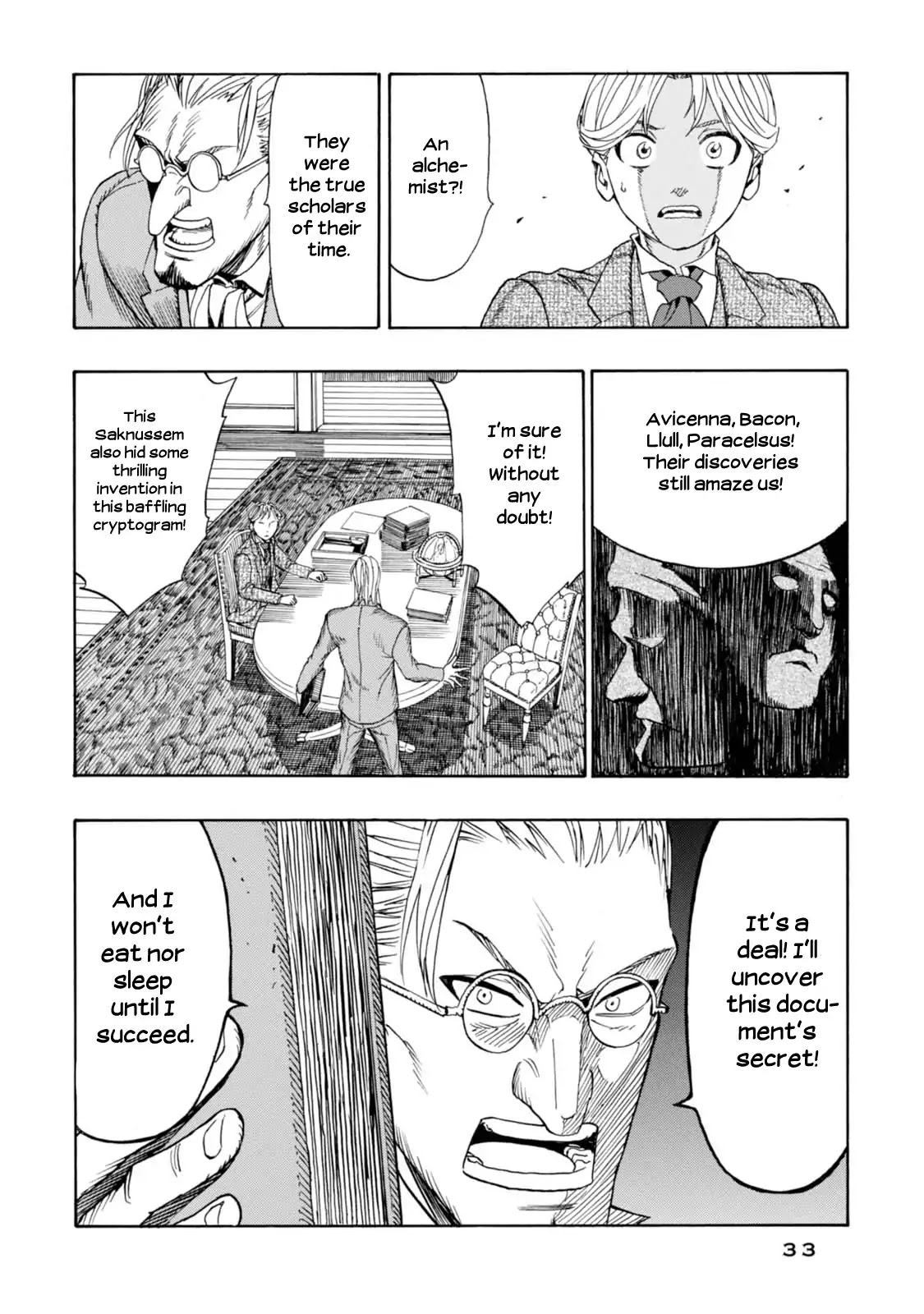 Journey to the Center of the Earth Chapter 1 page 34 - Chapter 1: Saknussemm's Cryptogram