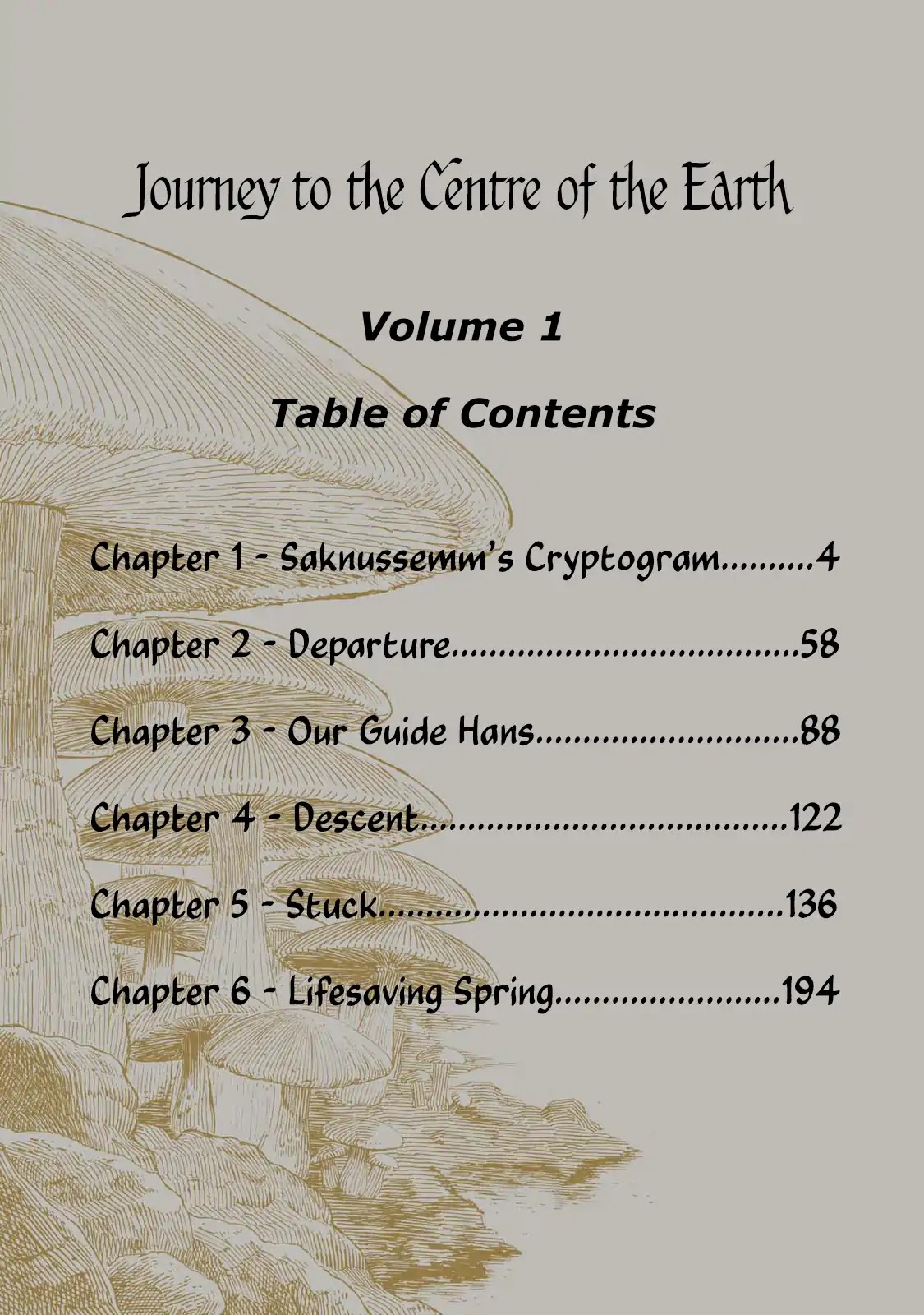 Journey to the Center of the Earth Chapter 1 page 4 - Chapter 1: Saknussemm's Cryptogram