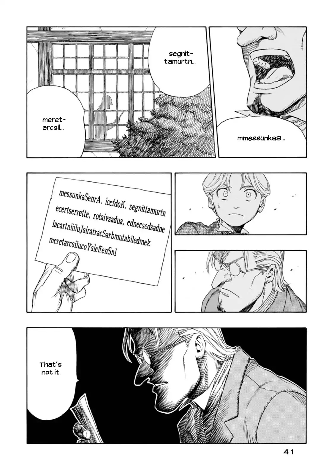 Journey to the Center of the Earth Chapter 1 page 42 - Chapter 1: Saknussemm's Cryptogram