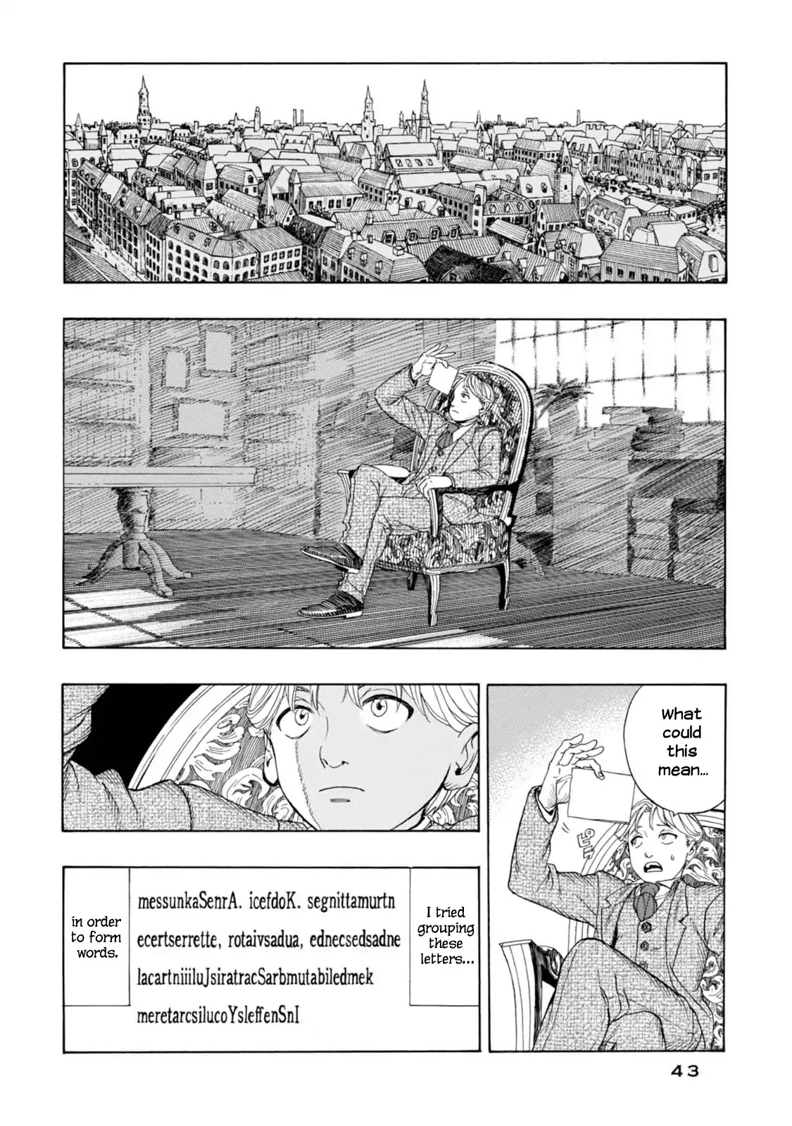 Journey to the Center of the Earth Chapter 1 page 44 - Chapter 1: Saknussemm's Cryptogram