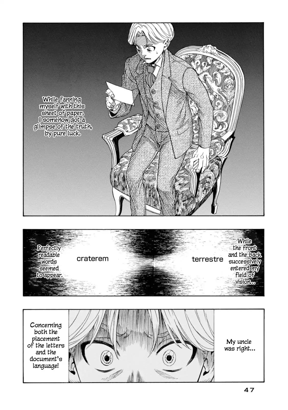 Journey to the Center of the Earth Chapter 1 page 48 - Chapter 1: Saknussemm's Cryptogram
