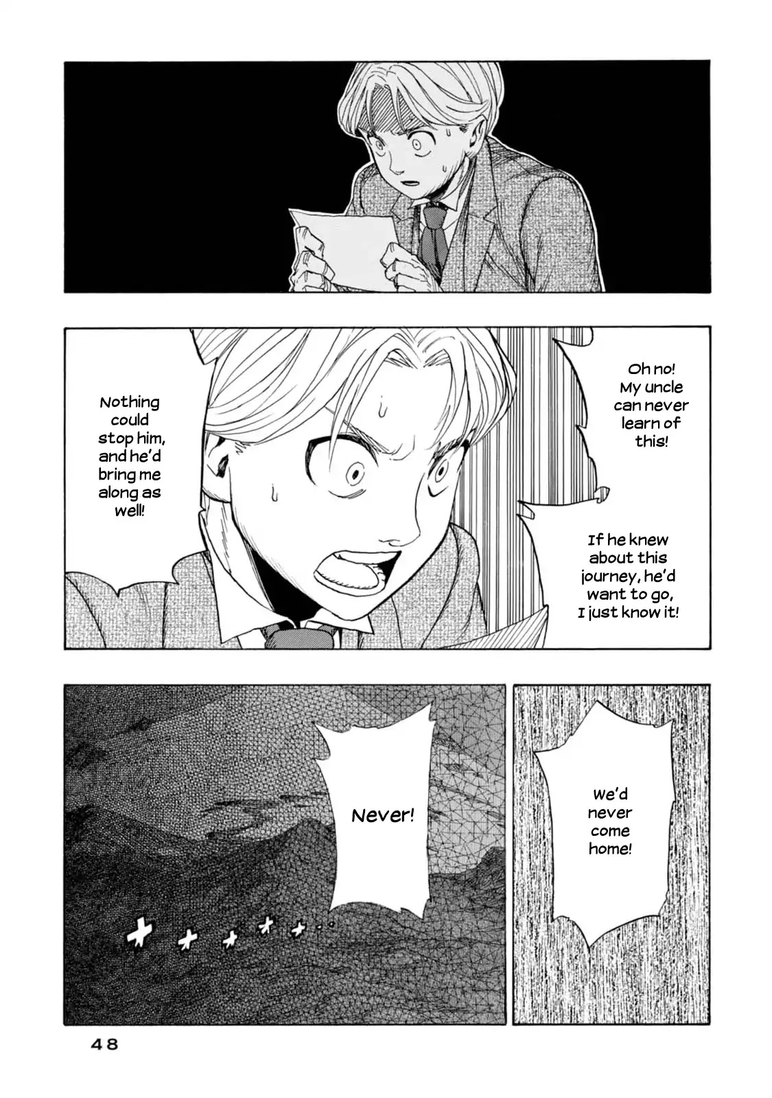 Journey to the Center of the Earth Chapter 1 page 49 - Chapter 1: Saknussemm's Cryptogram