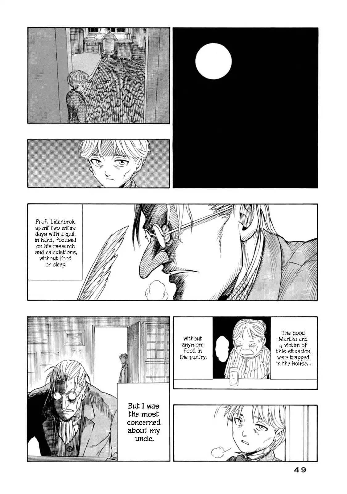Journey to the Center of the Earth Chapter 1 page 50 - Chapter 1: Saknussemm's Cryptogram