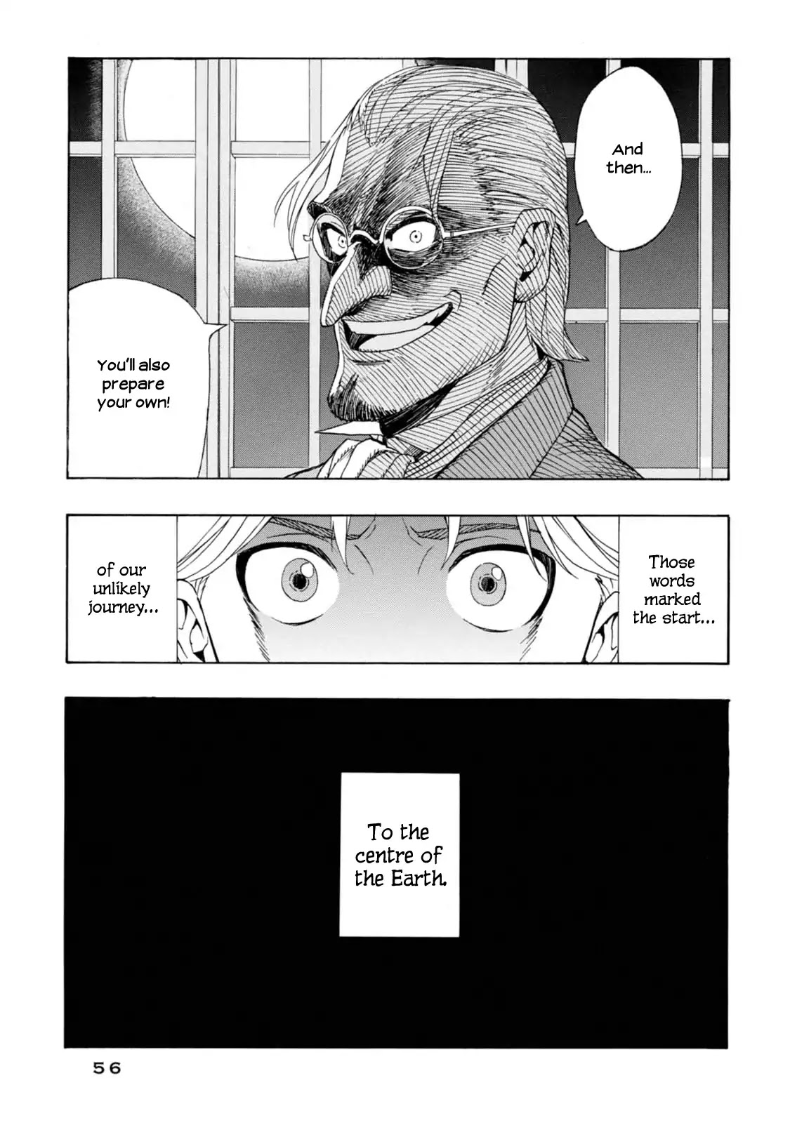 Journey to the Center of the Earth Chapter 1 page 57 - Chapter 1: Saknussemm's Cryptogram