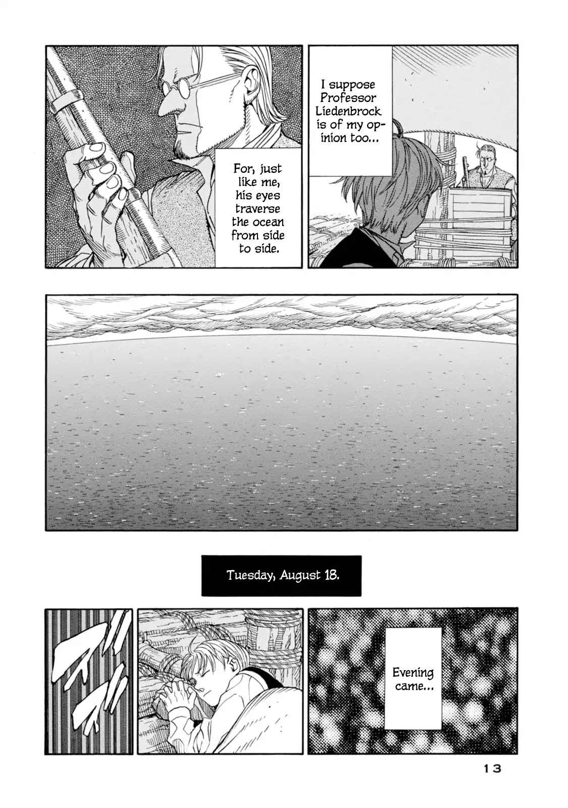 Journey to the Center of the Earth Chapter 13 page 11 - Chapter 13: Marine Monsters I