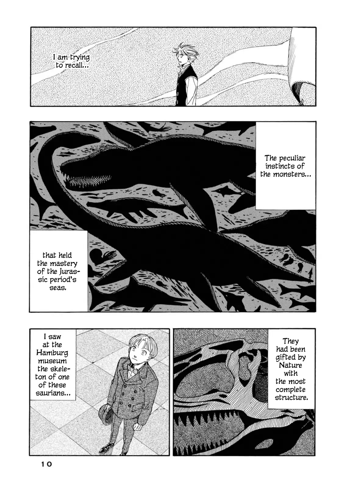 Journey to the Center of the Earth Chapter 13 page 8 - Chapter 13: Marine Monsters I