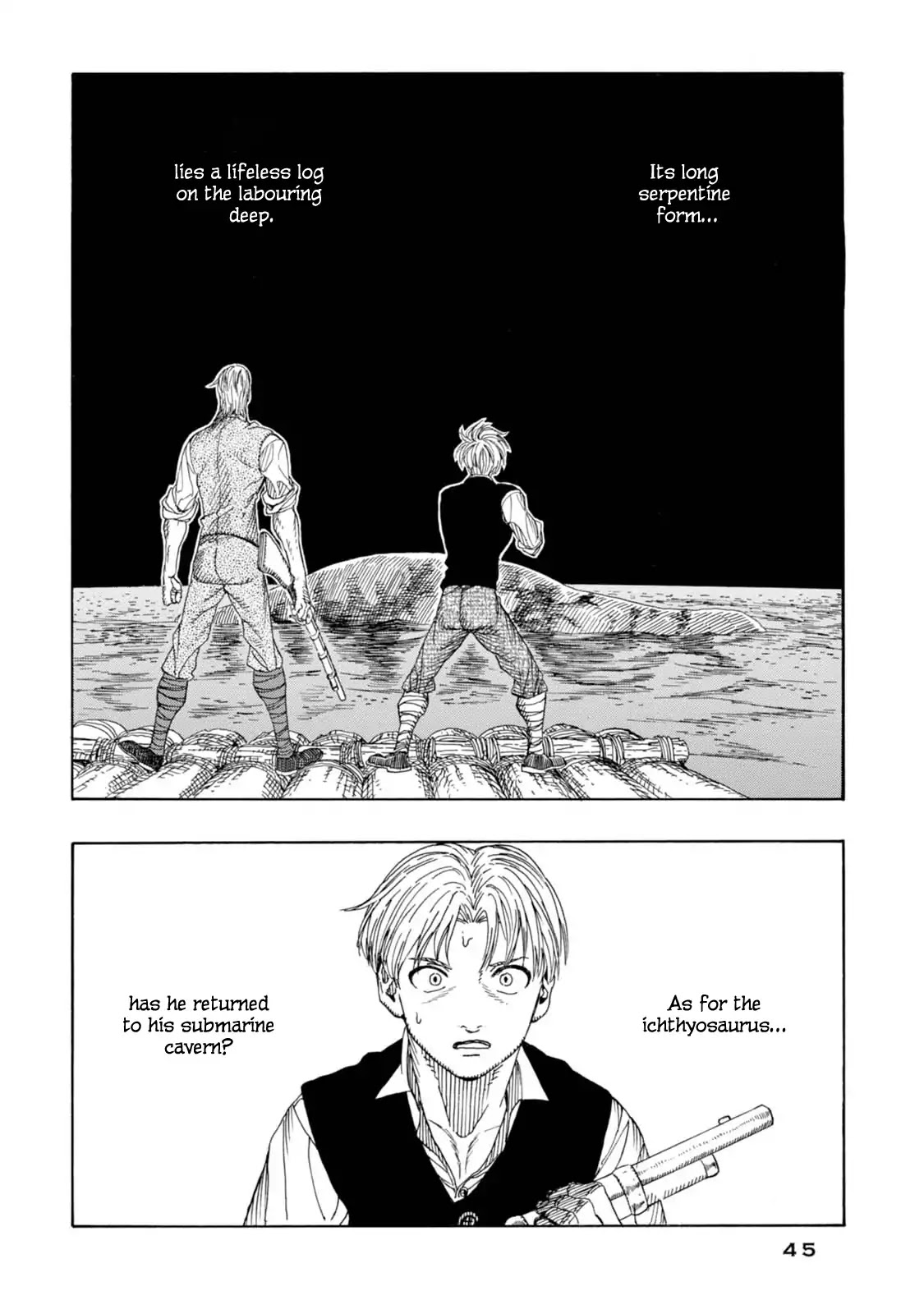 Journey to the Center of the Earth Chapter 14 page 14 - Chapter 14: Marine Monsters II